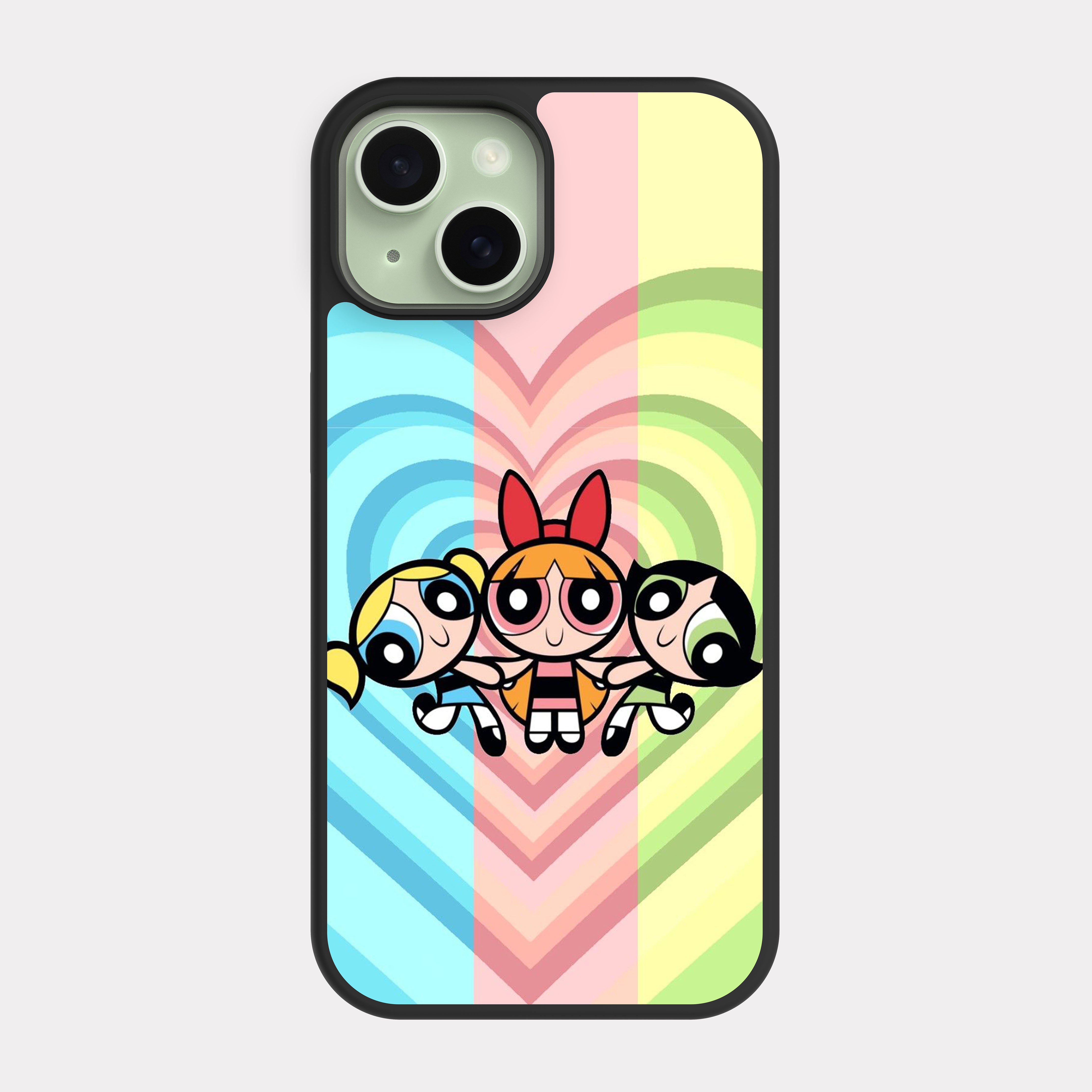 iPhone 15 case cover The Powerpuff Girls Heart