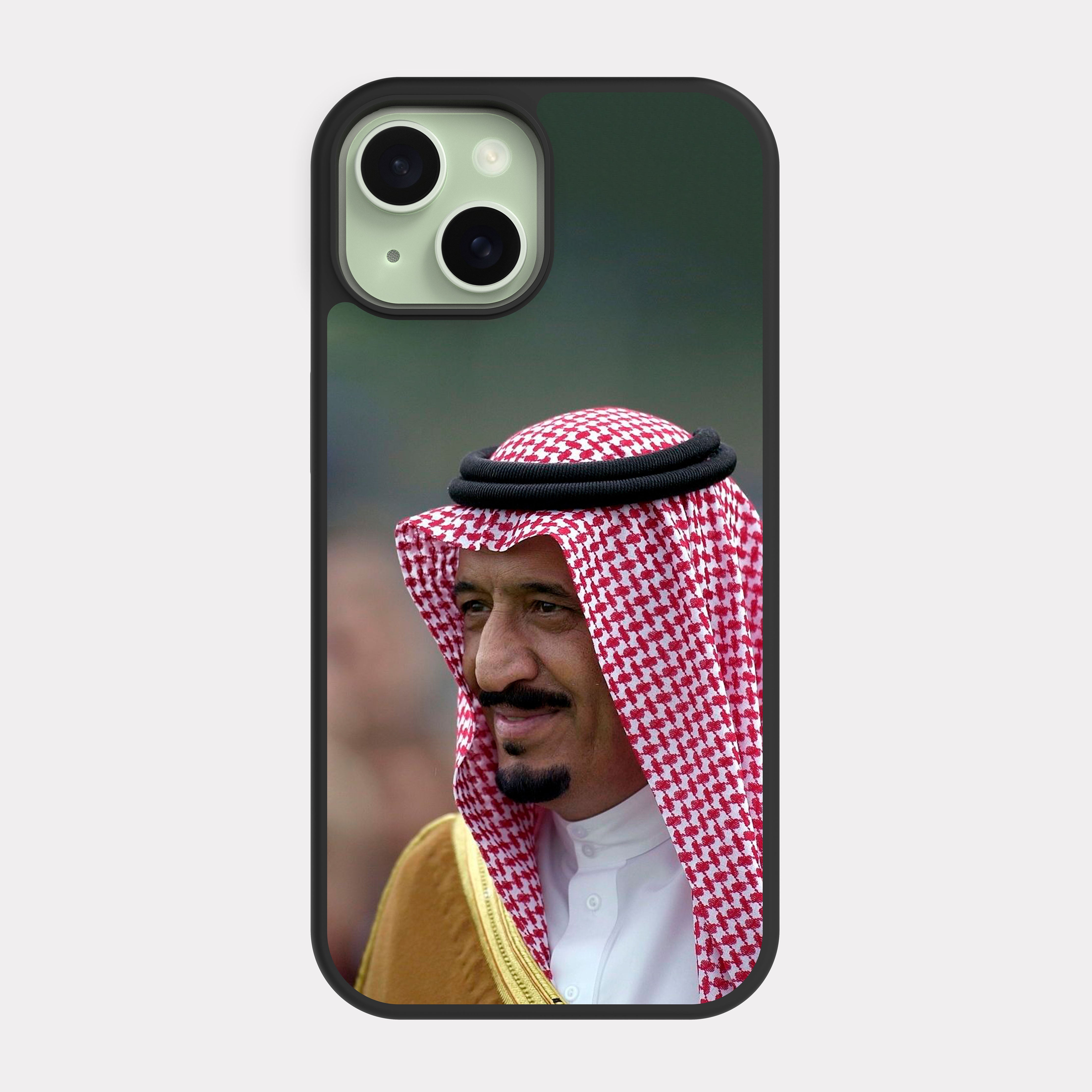iPhone 15 case cover King Salman bin Abdulaziz Red Green