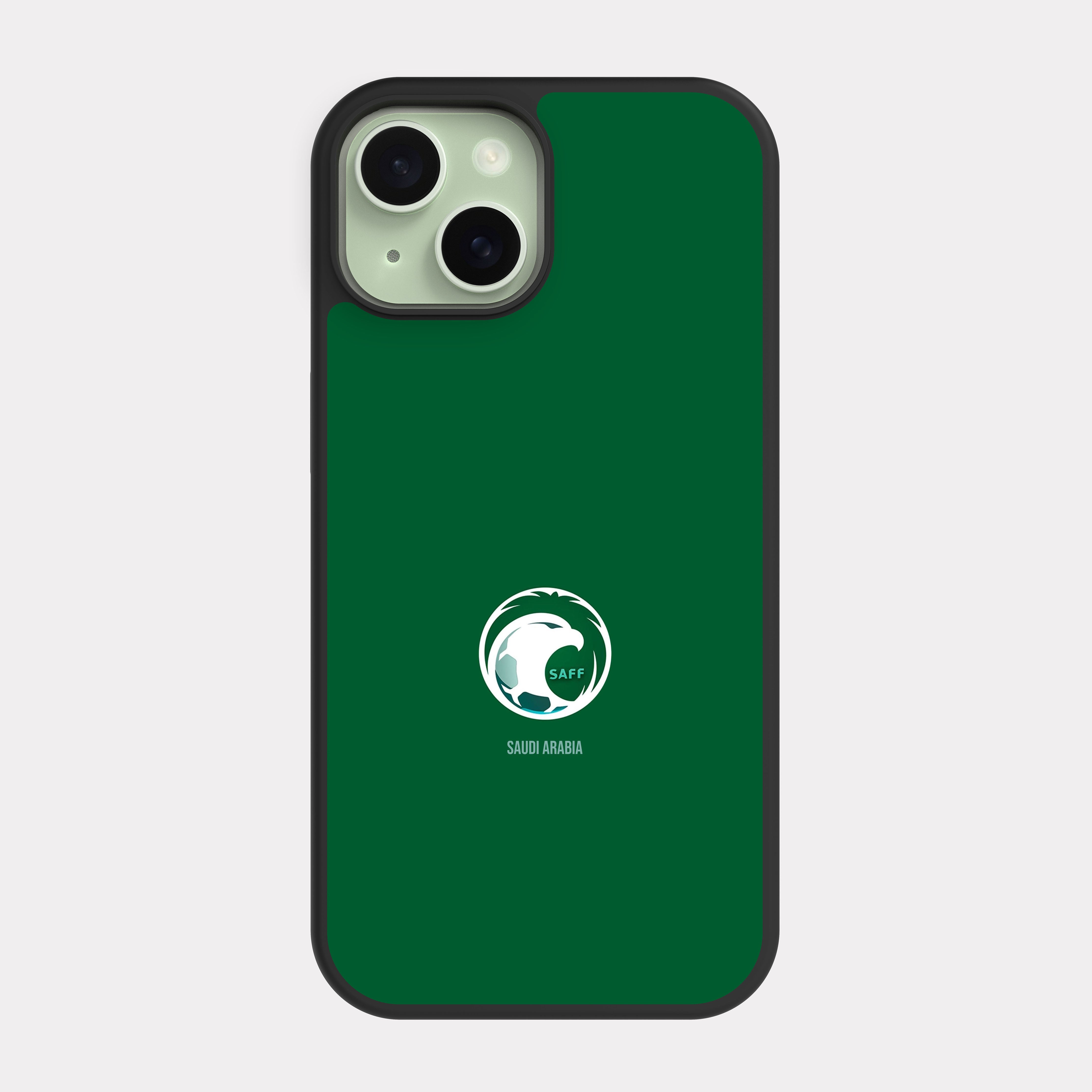 iPhone 15 case cover Saudi Arabia football team Green