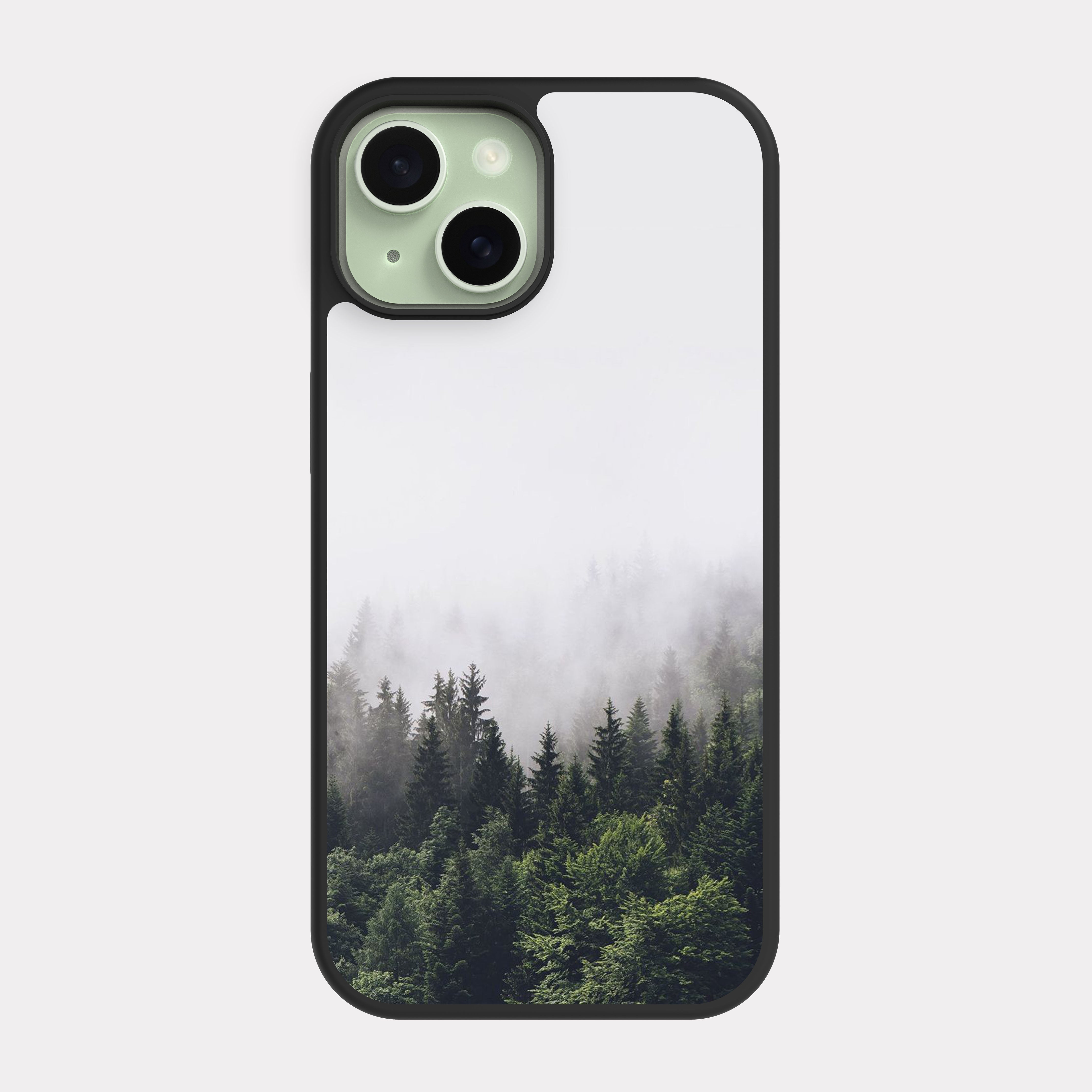 iPhone 15 case cover Forest White