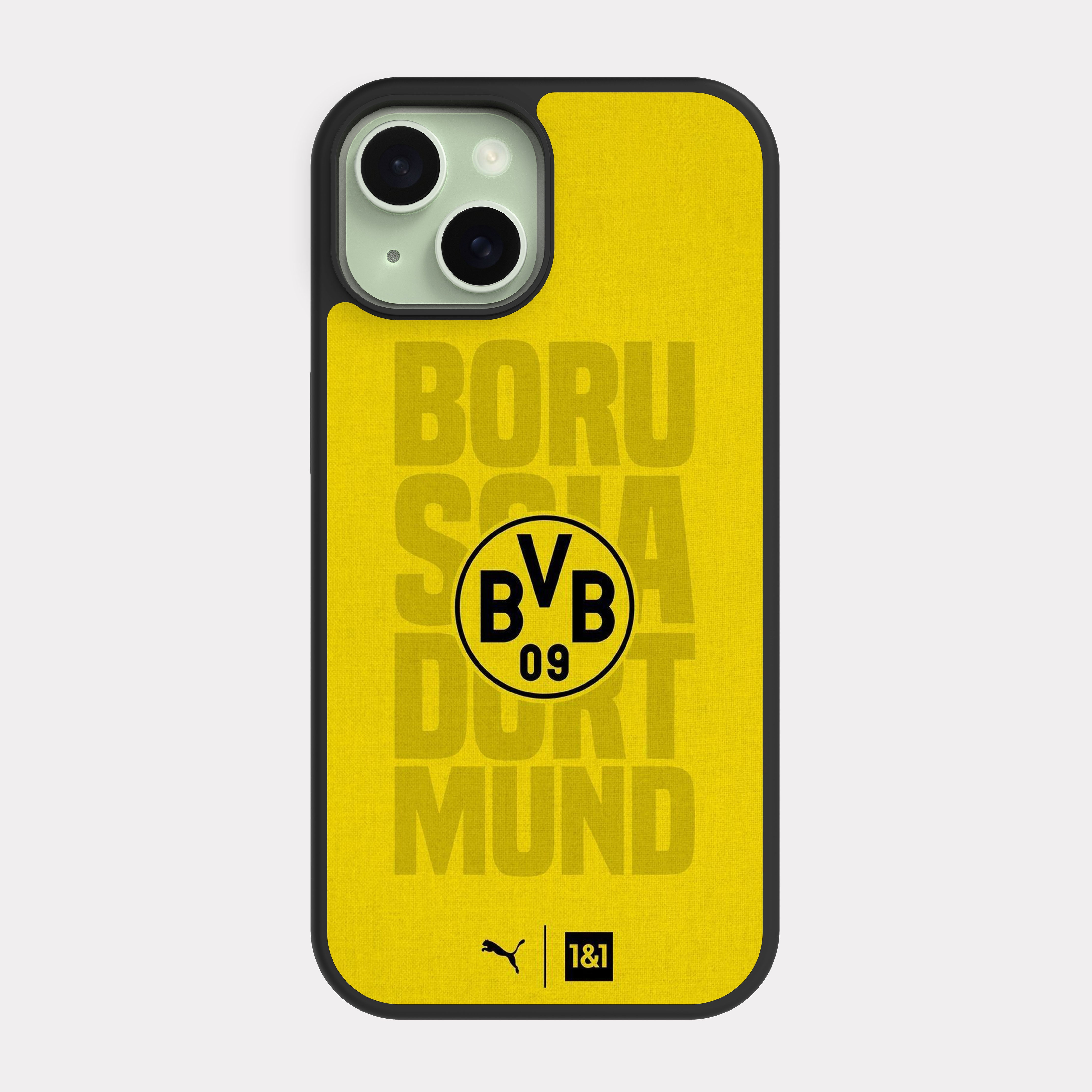 iPhone 15 case cover Borussia Dortmund Black