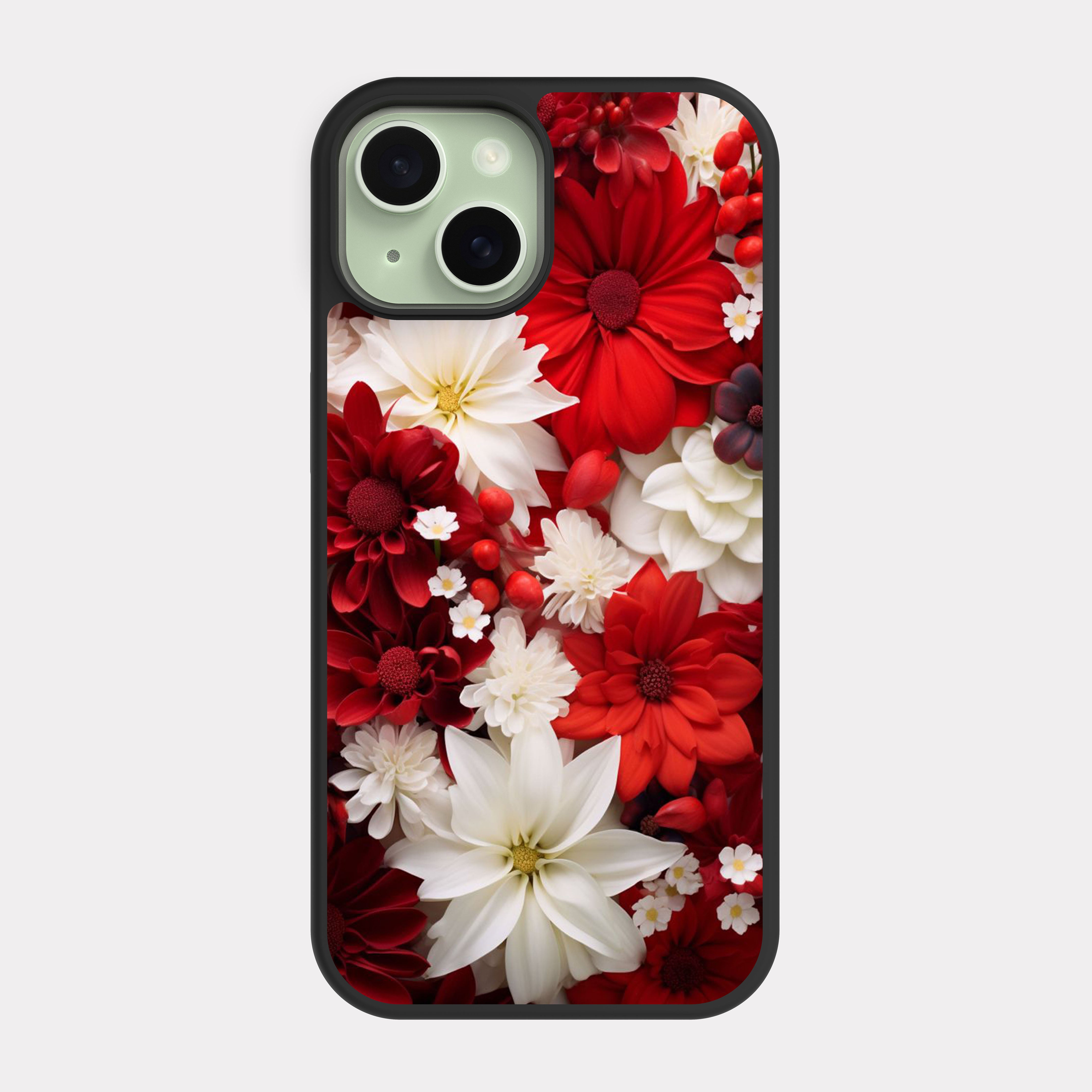 iPhone 15 case cover Red Rose