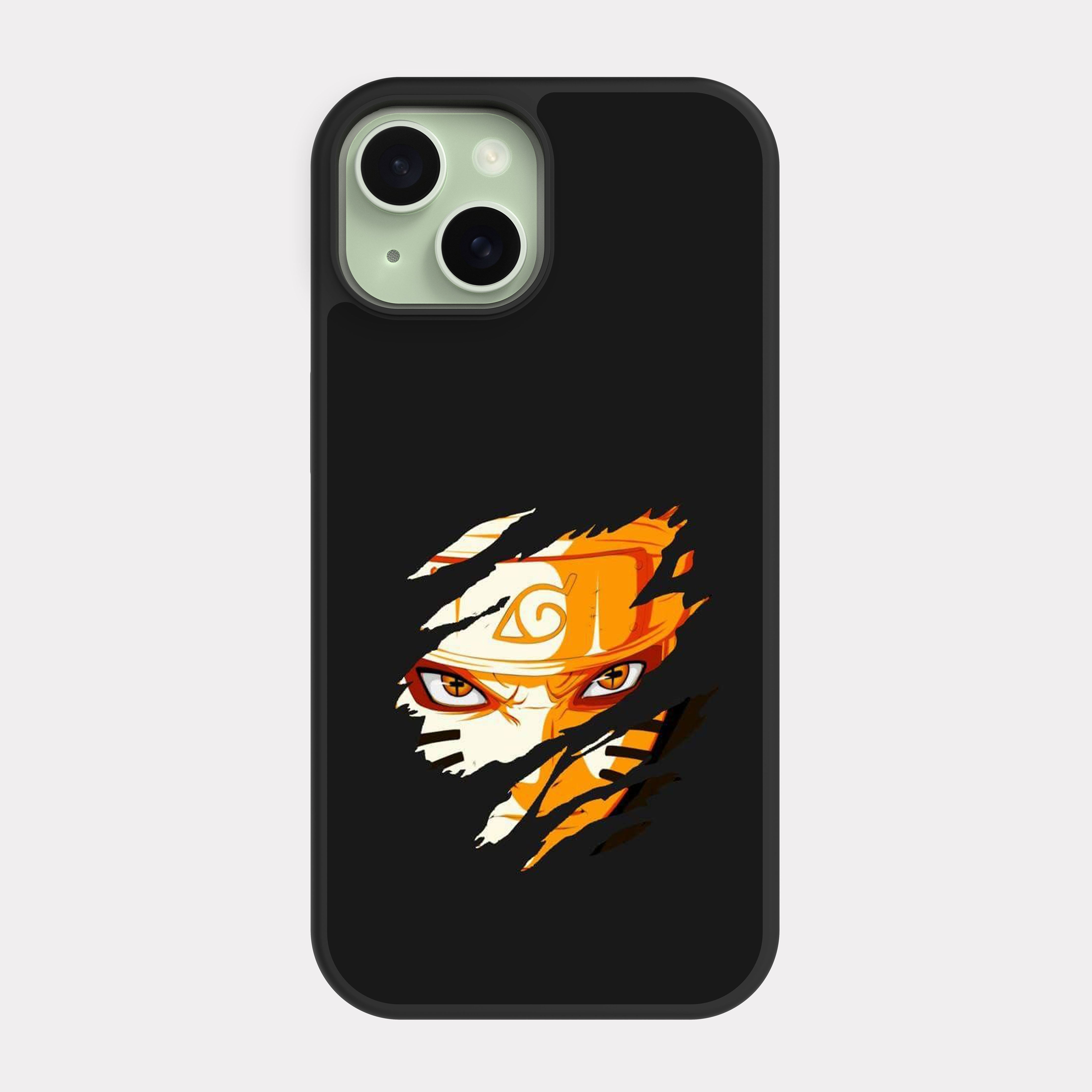 iPhone 15 case cover Naruto Black