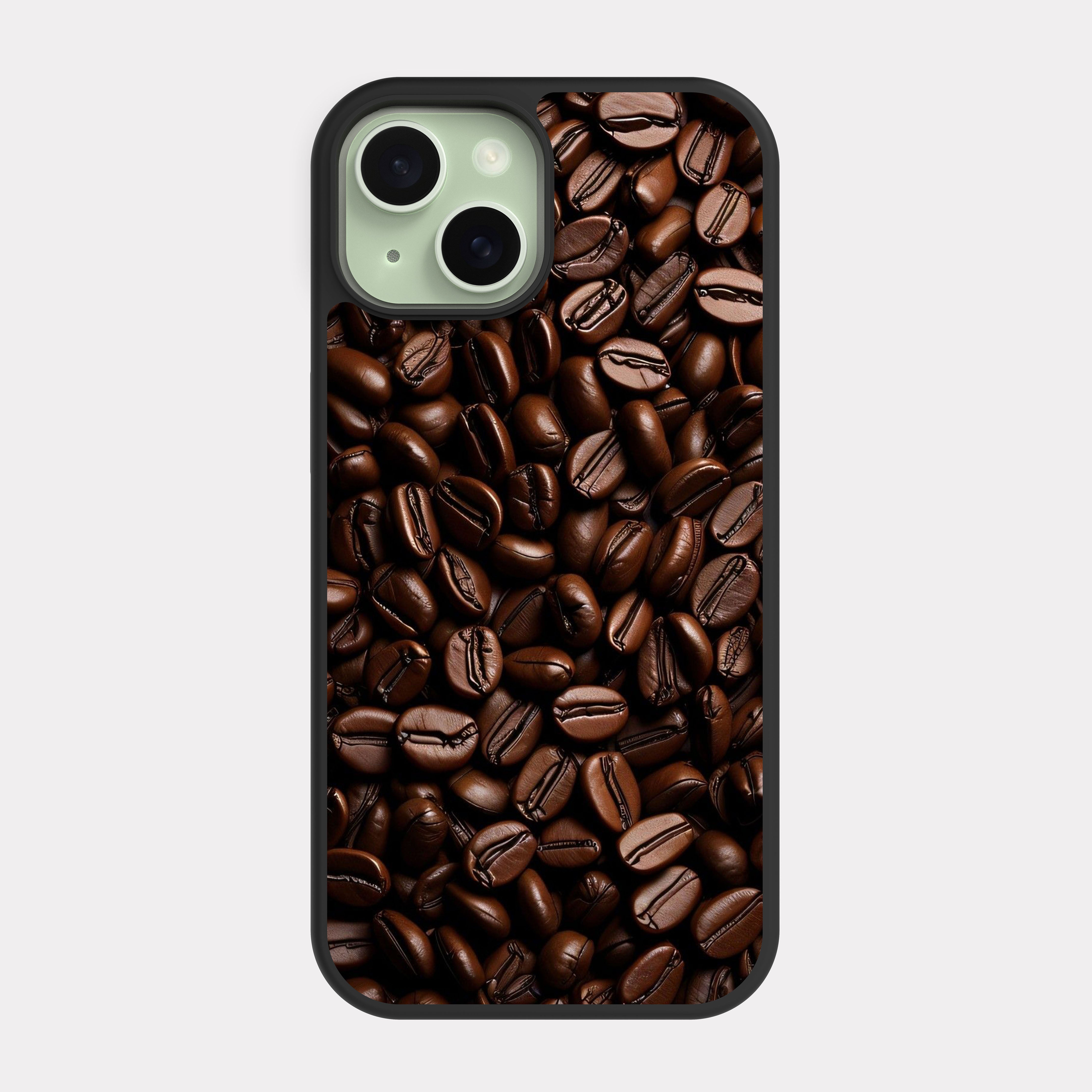 iPhone 15 case cover Coffee Beans Brown