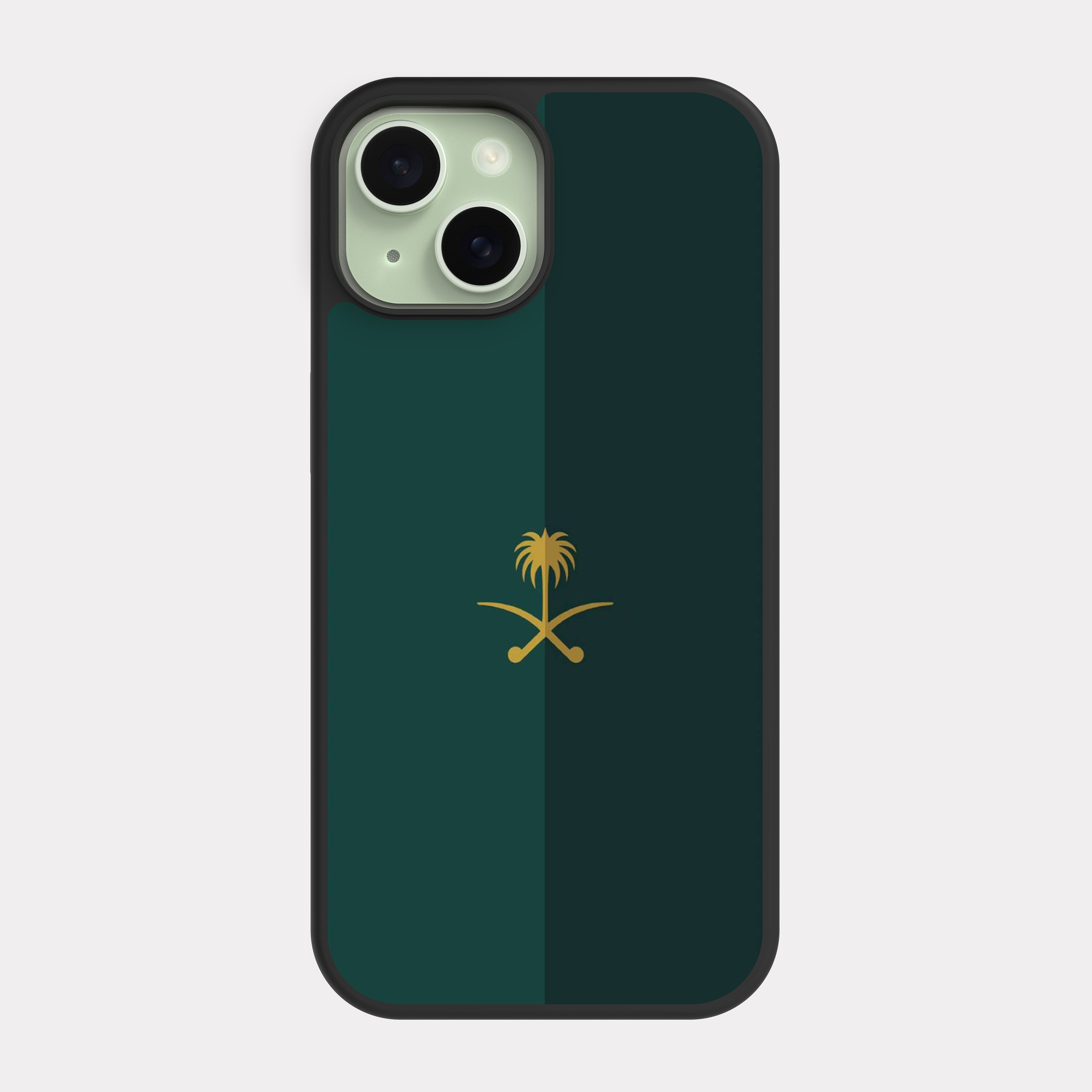 iPhone 15 case cover The Great Saudi Arabia Green gold