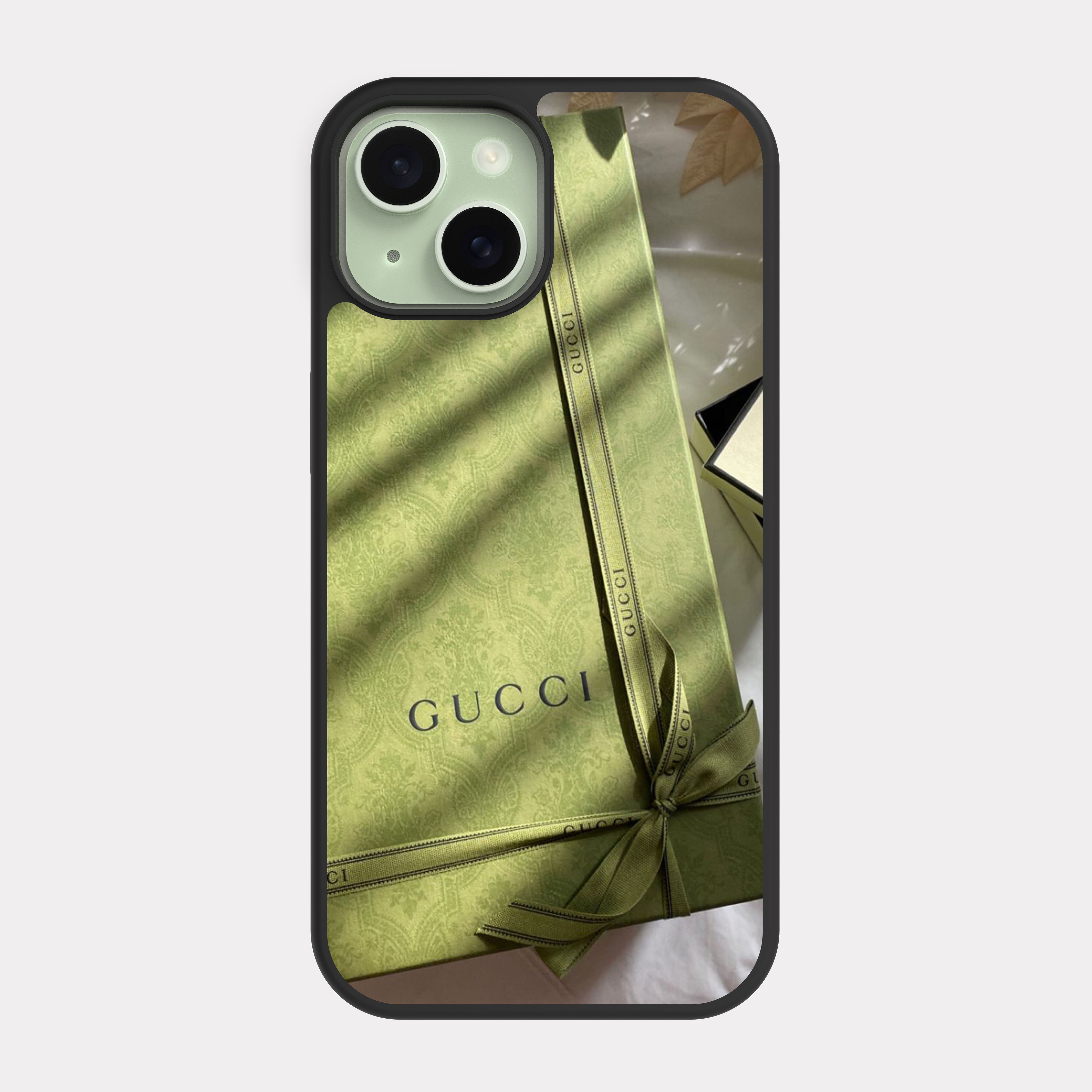 iPhone 15 case cover Green Gucci