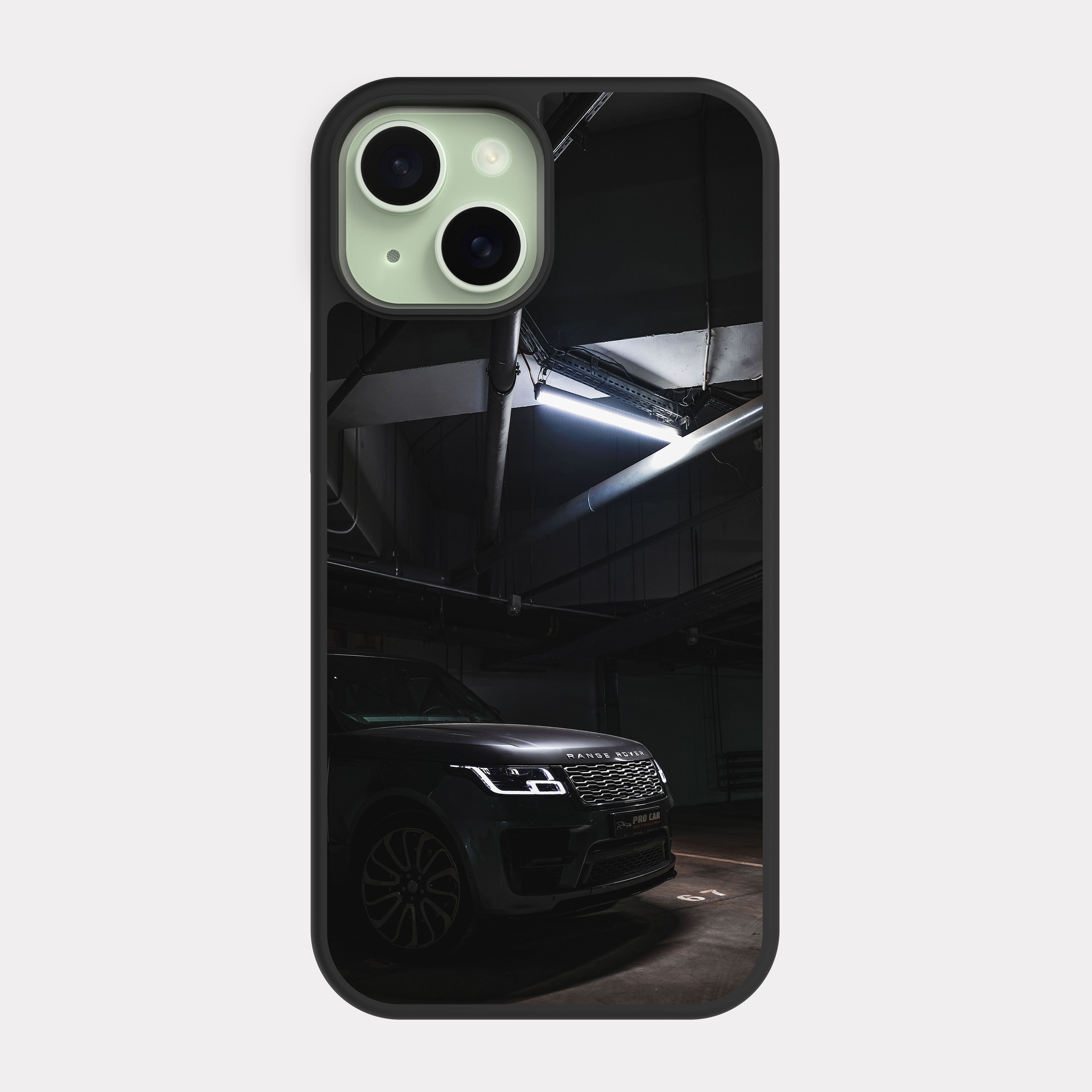 iPhone 15 case cover Land Rover Range Rover White