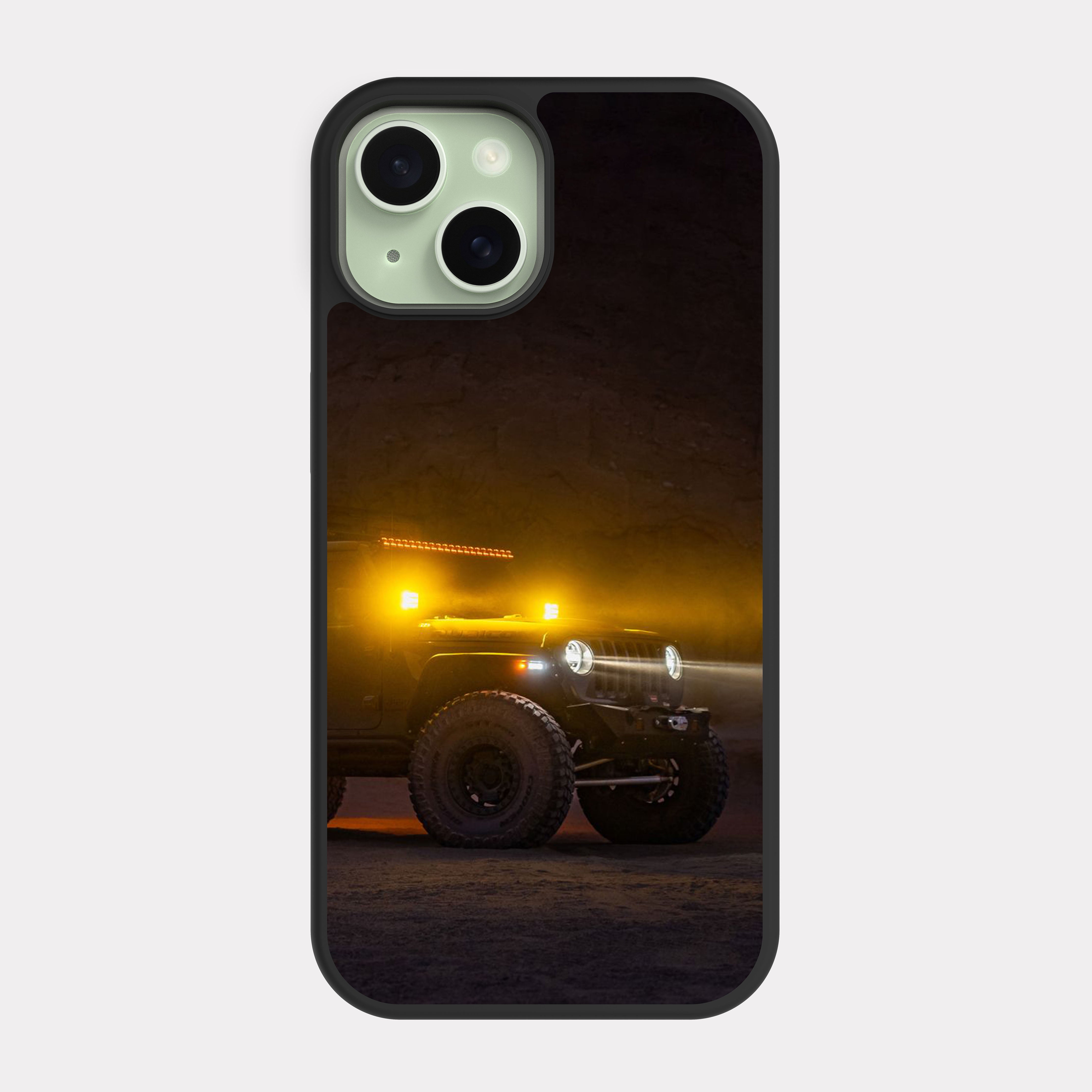 iPhone 15 case cover Jeep Wrangler Rubicon Rebel Yellow