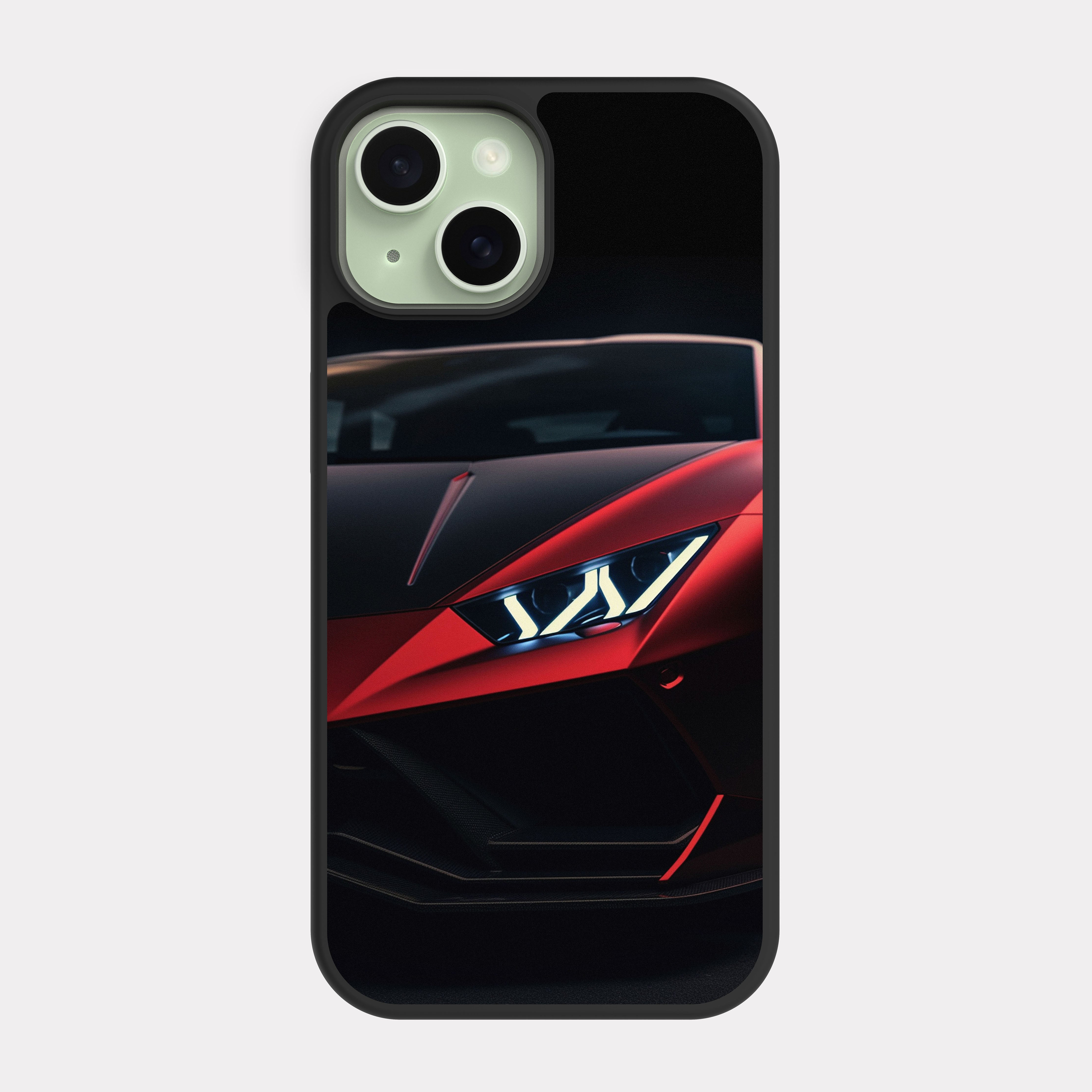iPhone 15 case cover Lamborghini Huracan Red