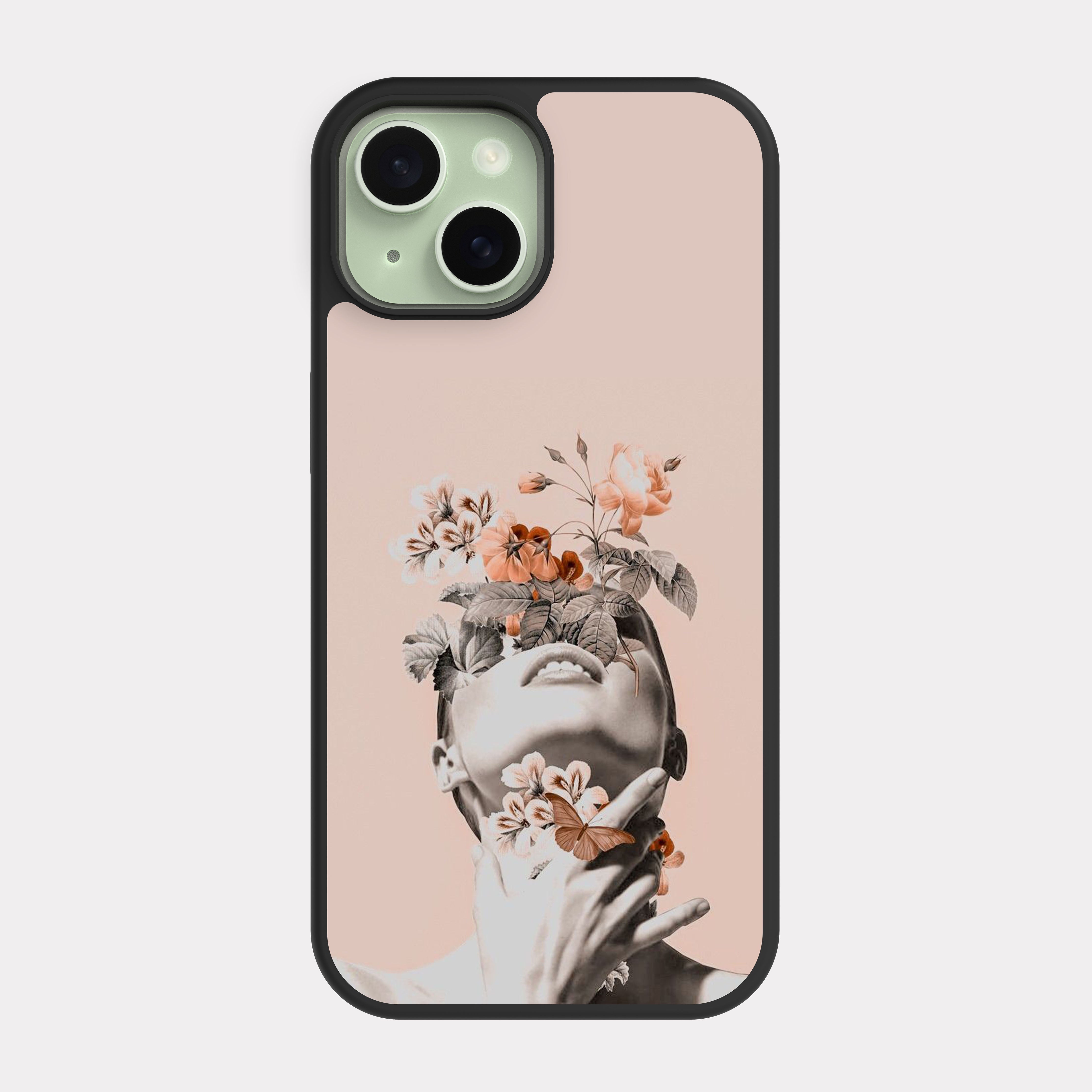 iPhone 15 case cover Abstract Drawing Pink