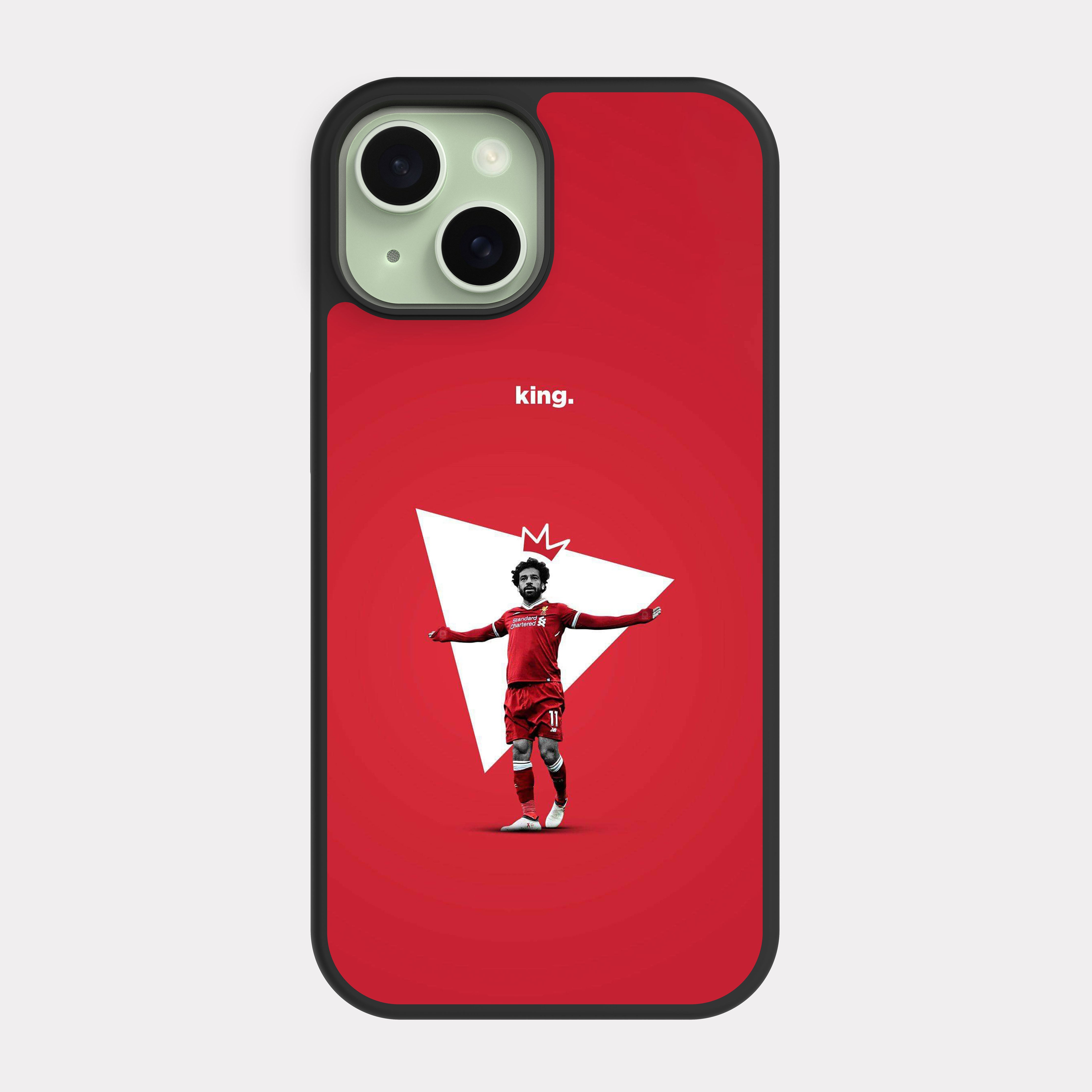 iPhone 15 case cover Mohamed Salah Mo Liverpool Red
