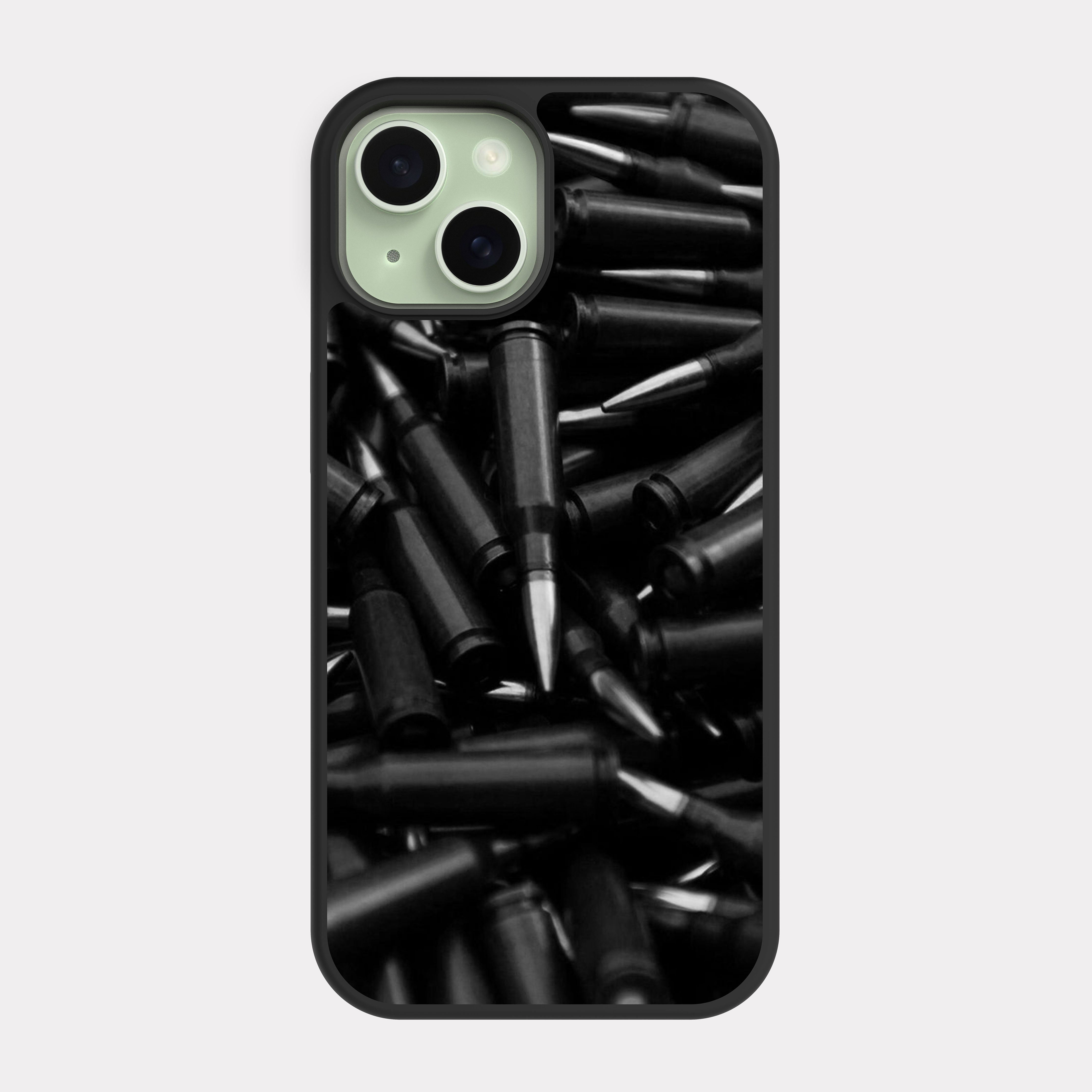 iPhone 15 case cover Ammo White