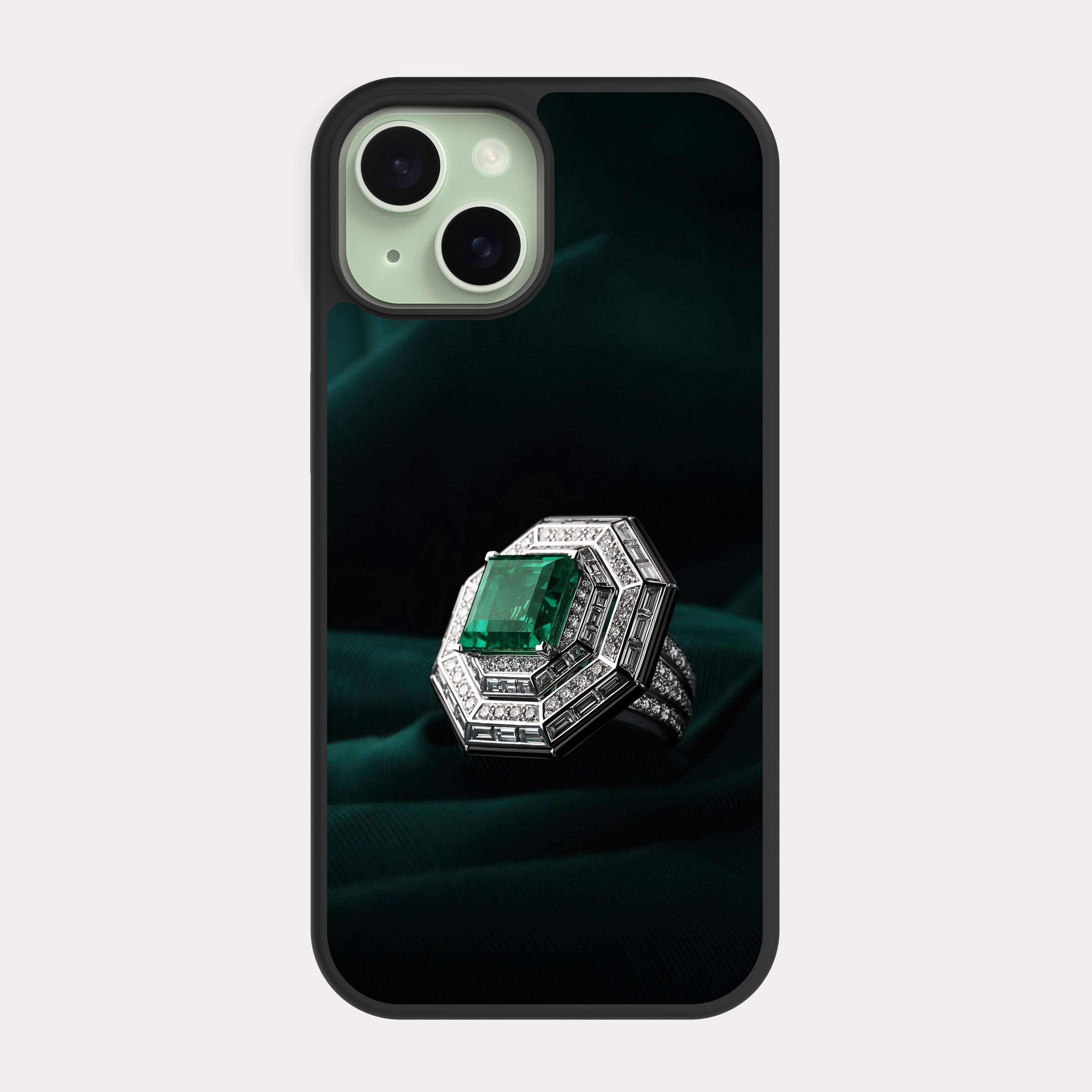 iPhone 15 case cover Emerald Ring Turquoise