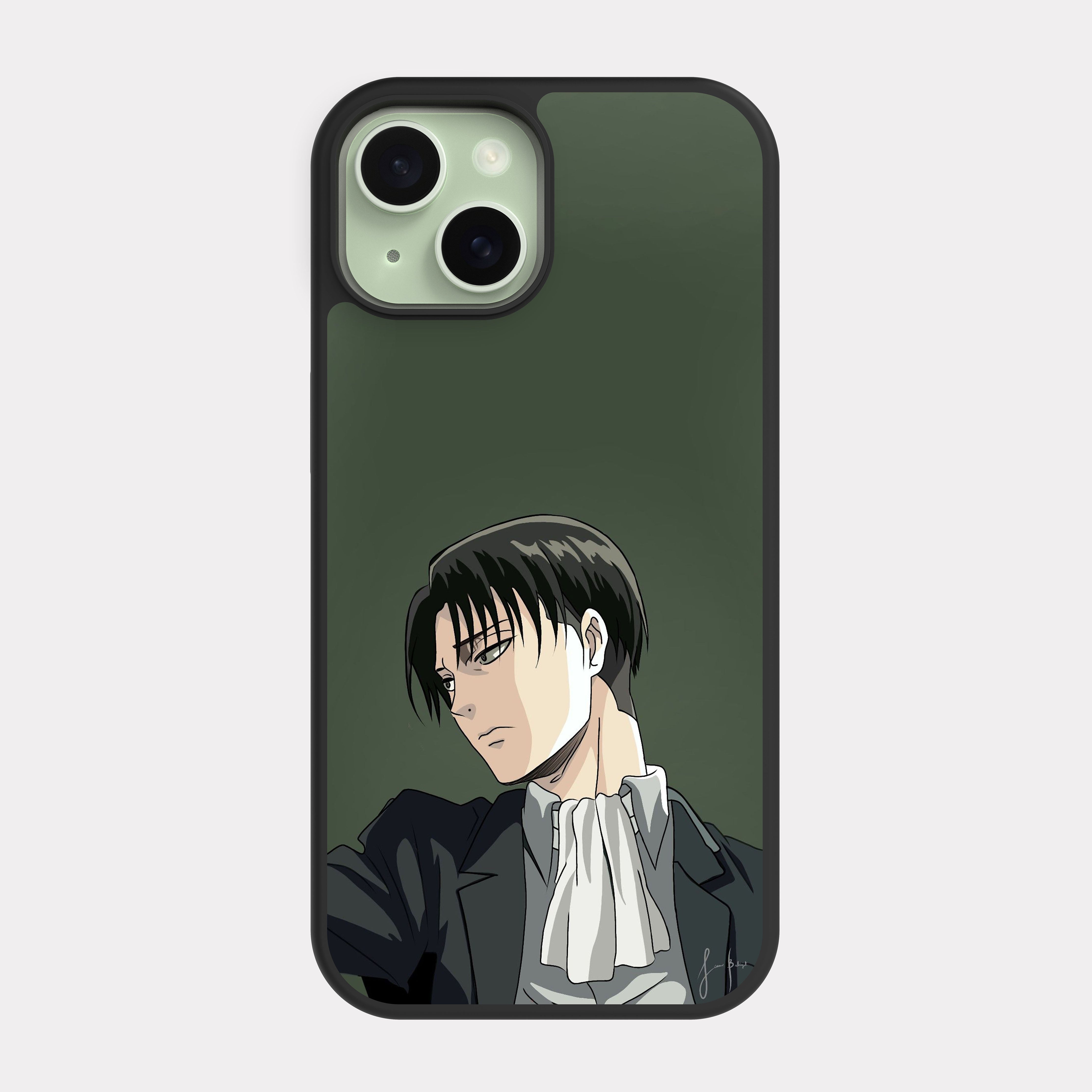 iPhone 15 case cover Levi Ackerman Attack on Titan