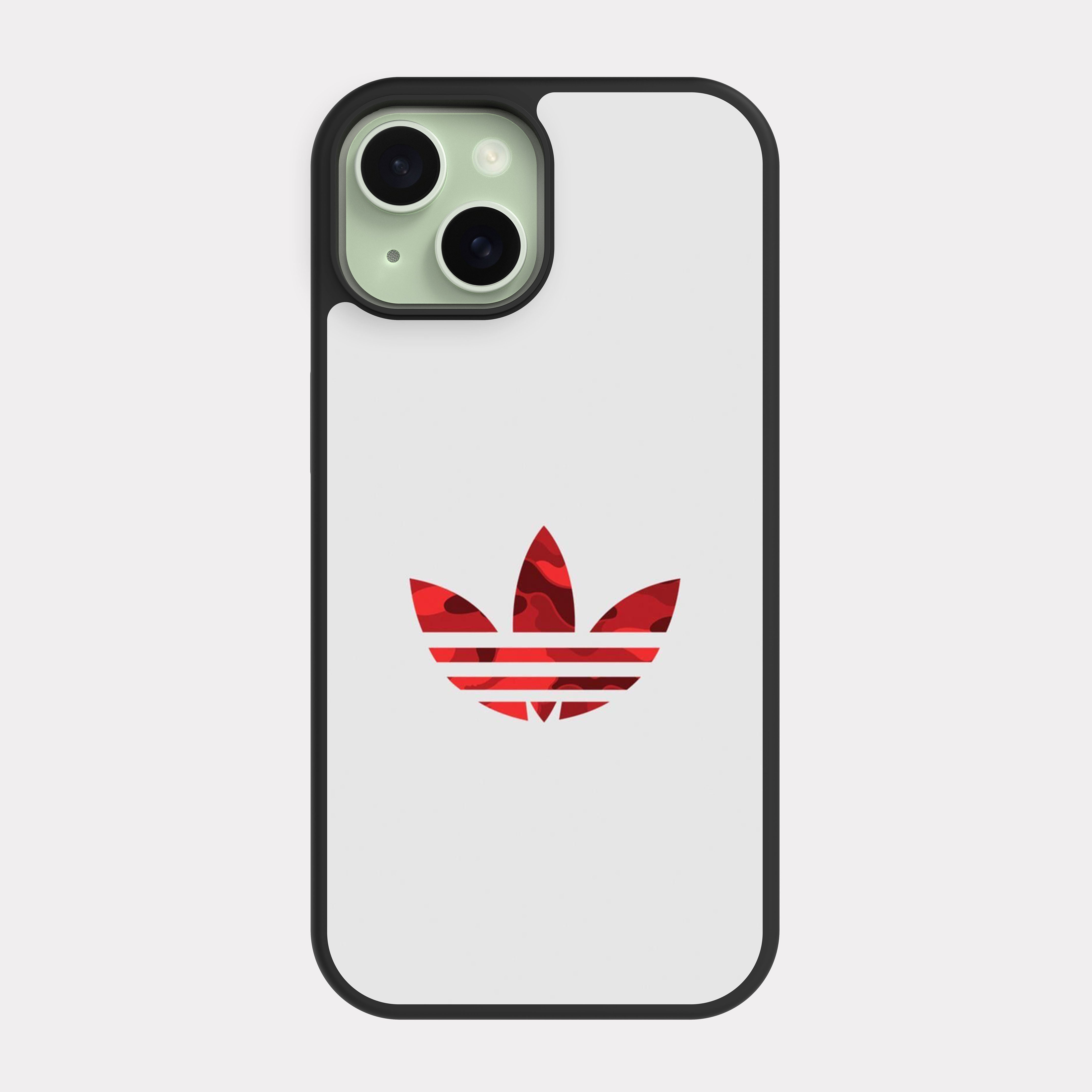 iPhone 15 case cover Adidas Red Gray