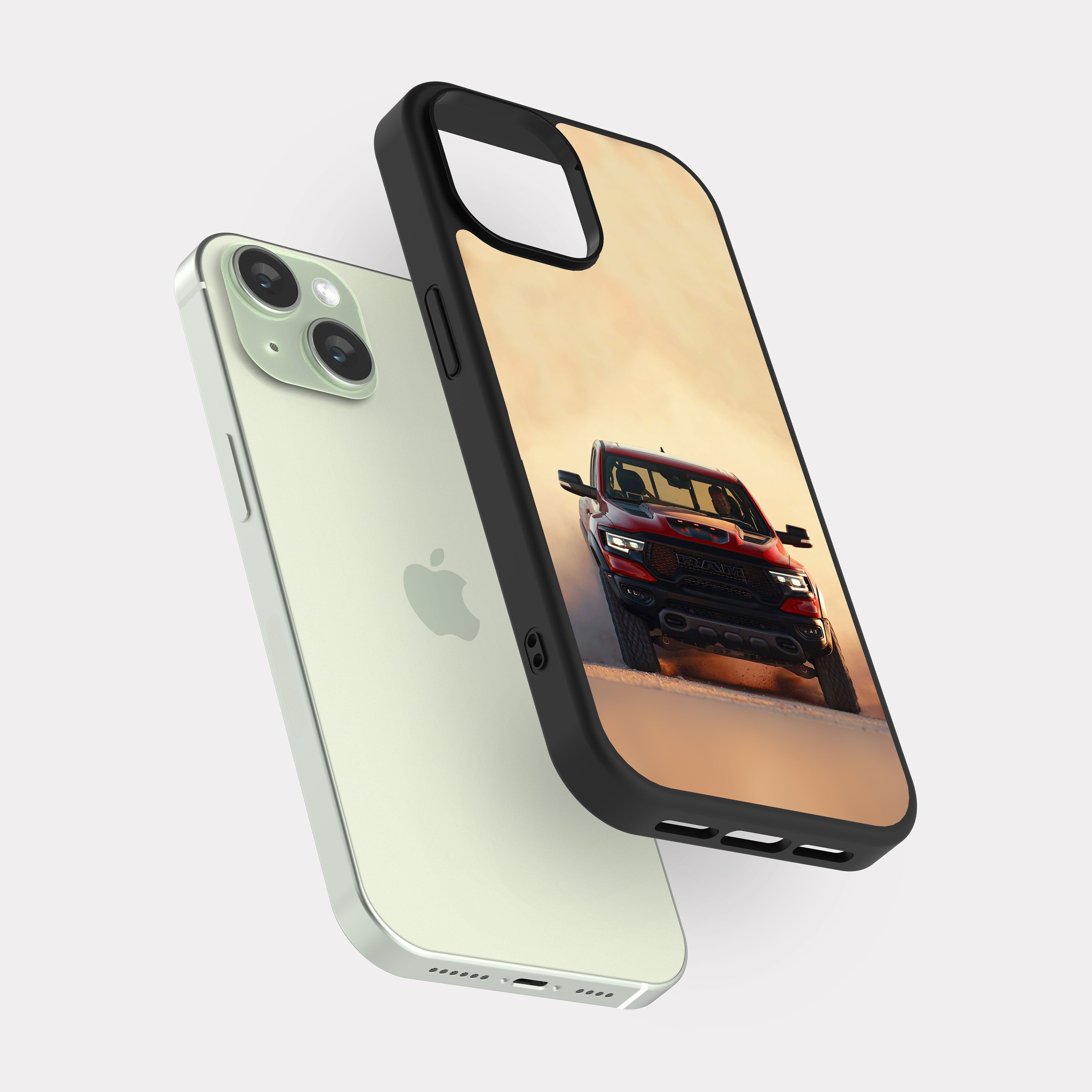 iPhone 15 case cover Dodge Ram 1500 TRX Red
