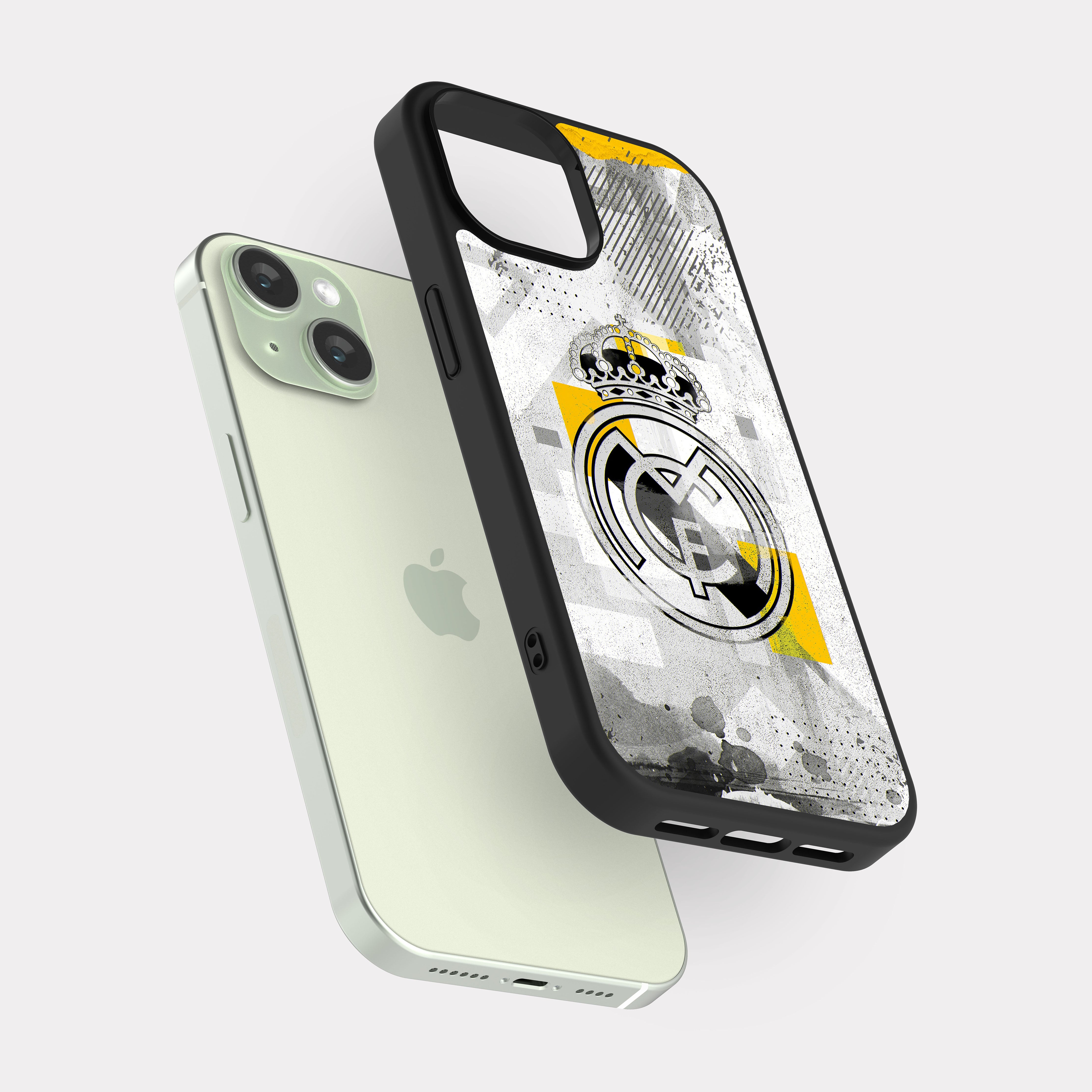 iPhone 15 case cover Real Madrid CF White