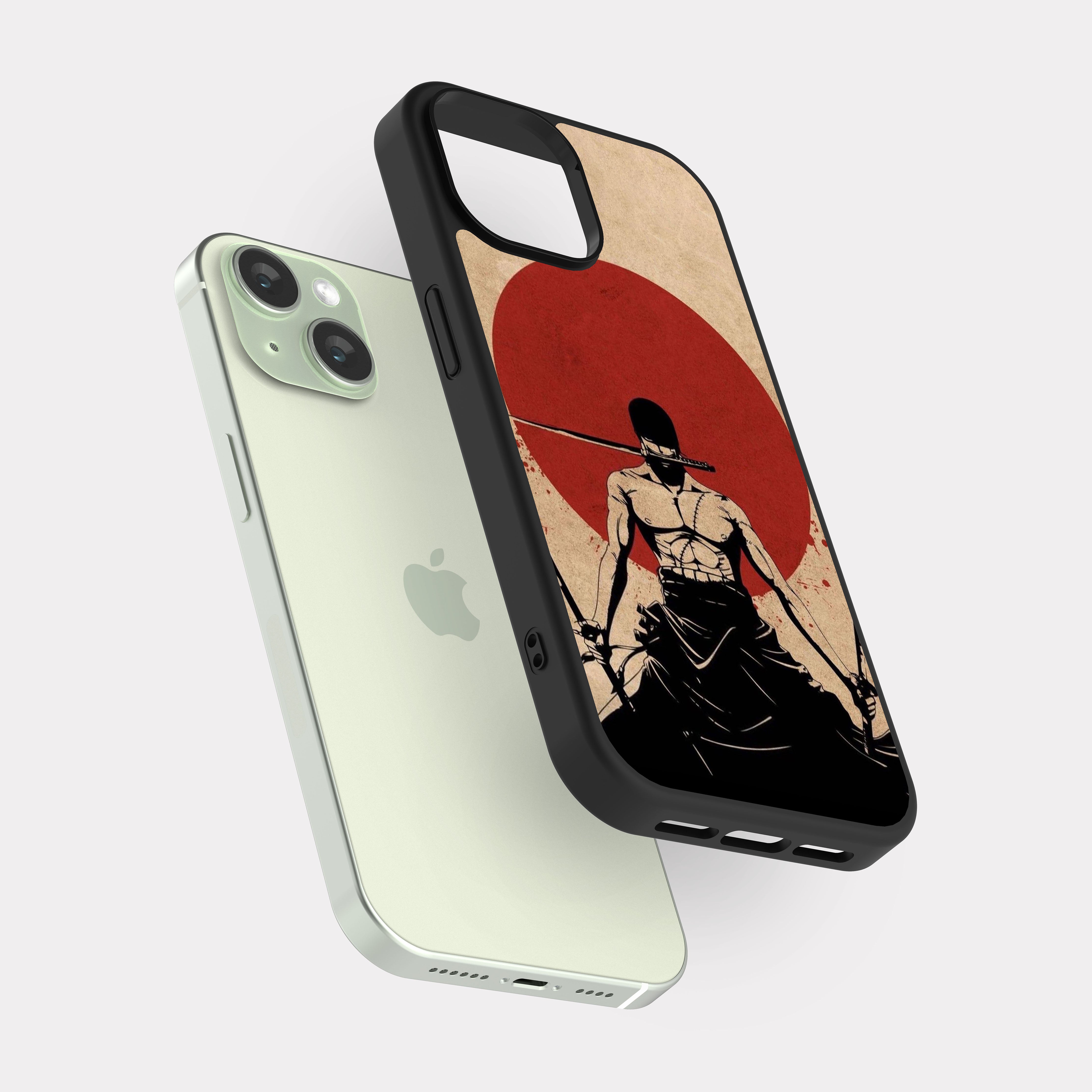 iPhone 15 case cover One Piece Zoro Multicolour