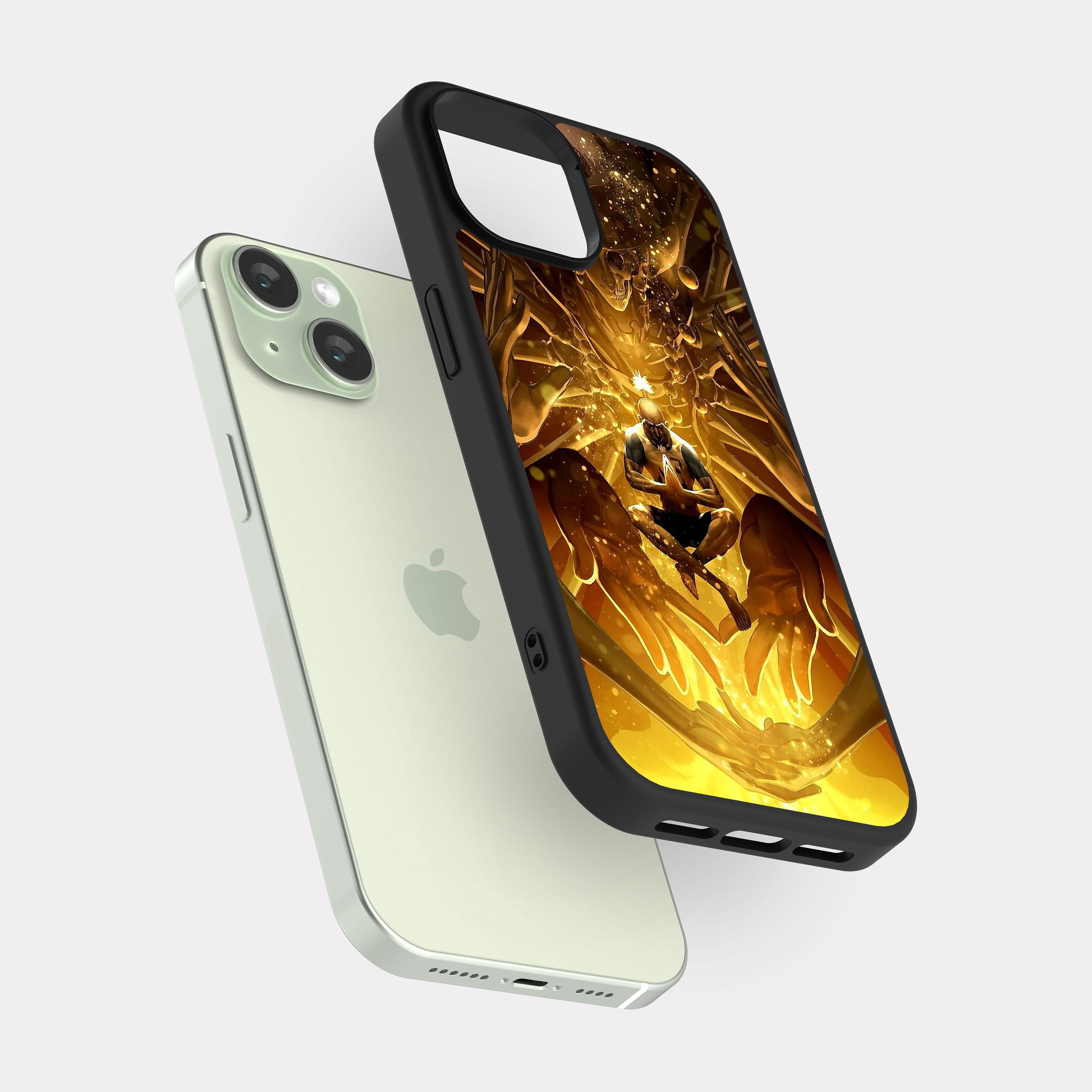 iPhone 15 case cover Hunter x Hunter Netero Yellow