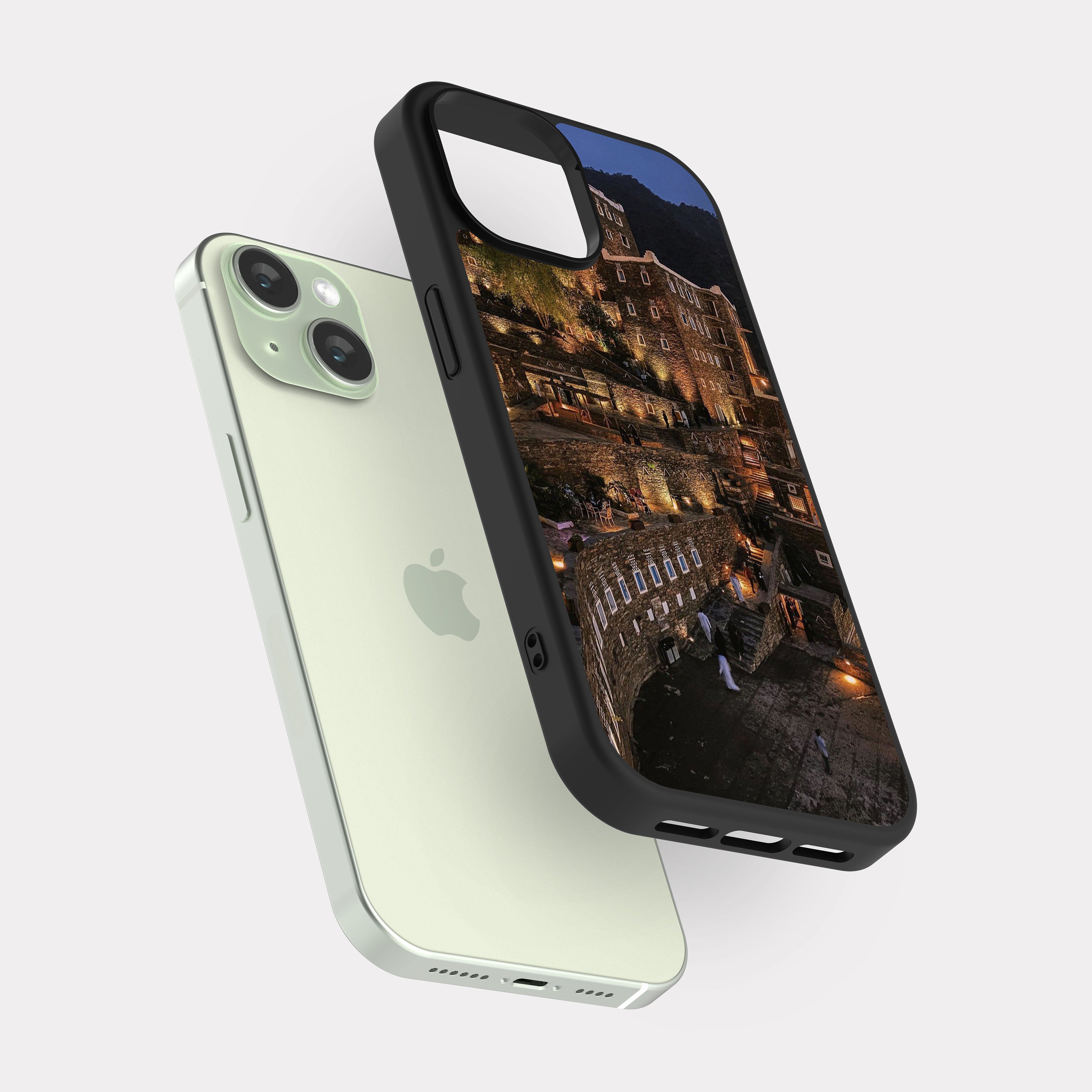 iPhone 15 case cover Old Asiri Building Brown