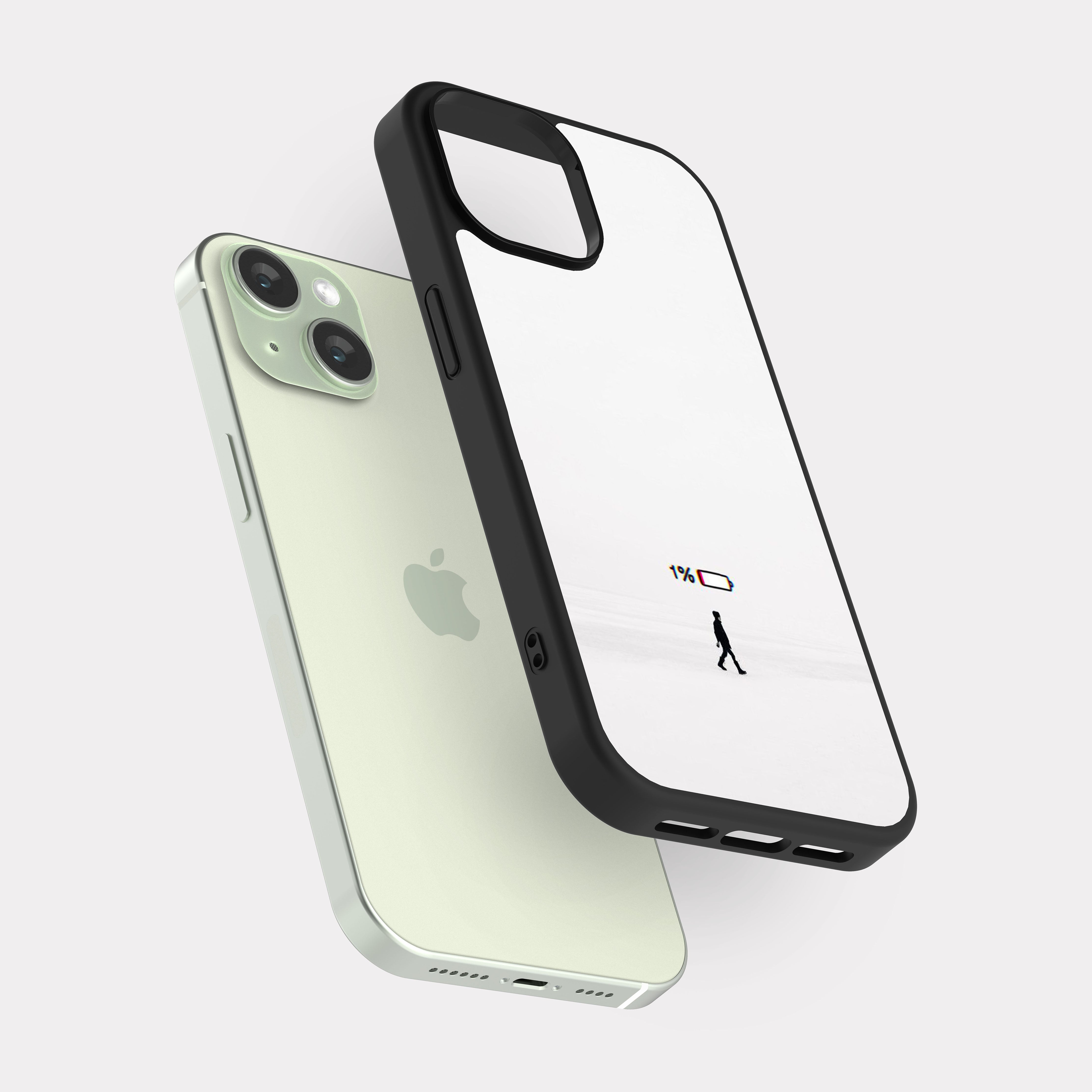 iPhone 15 case cover Elegant White