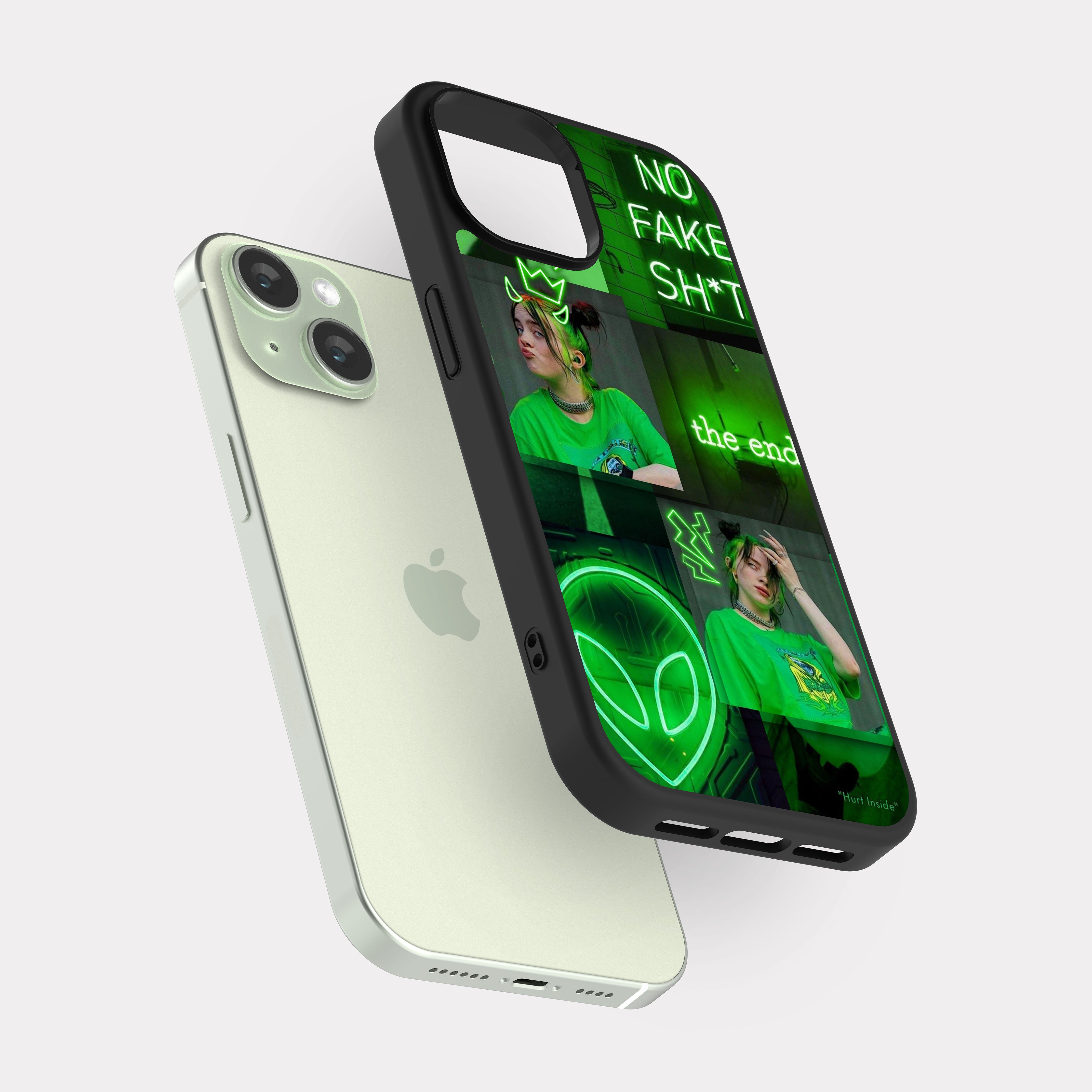 iPhone 15 case cover Billie Eilish Green