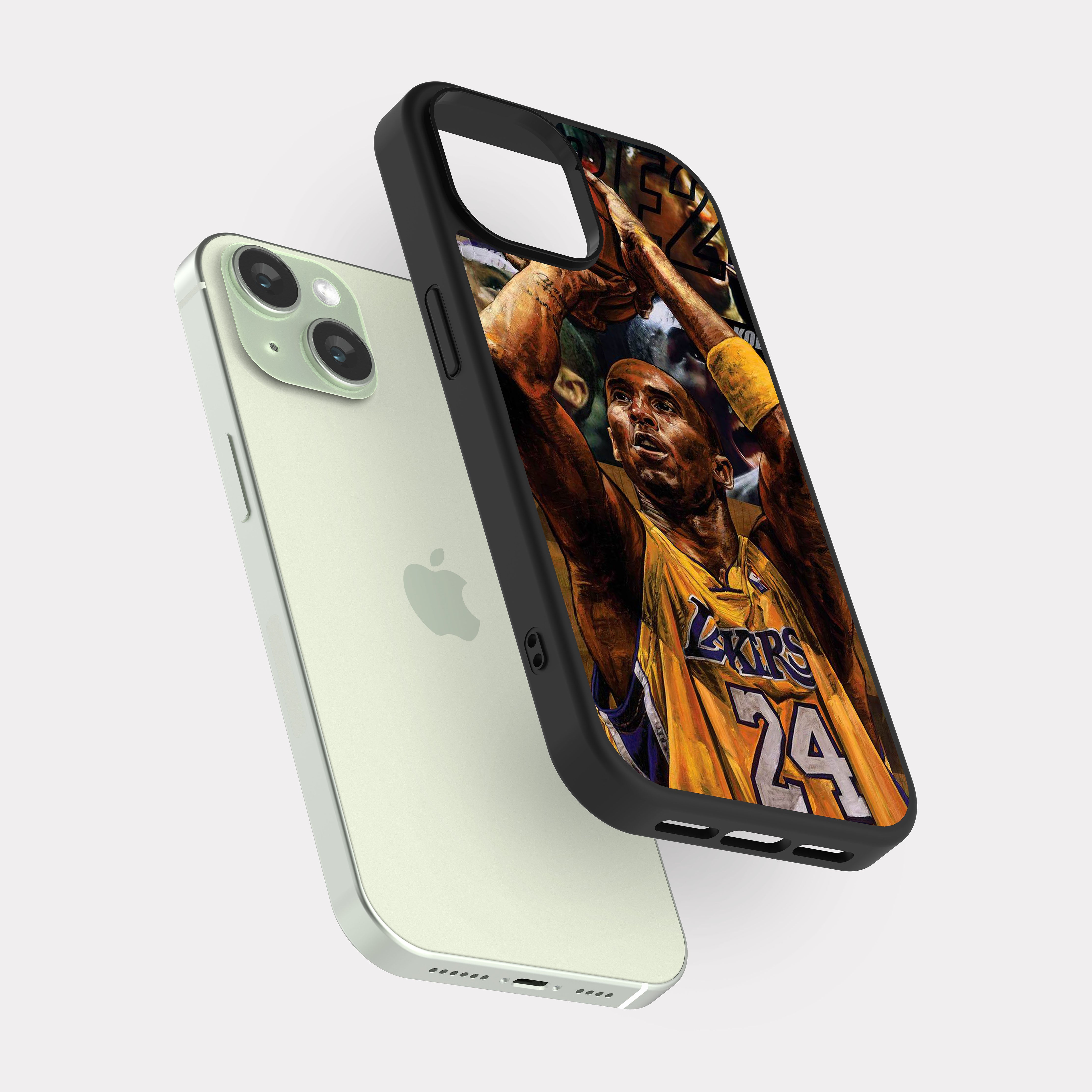 iPhone 15 case cover Kobe Bryant Brown