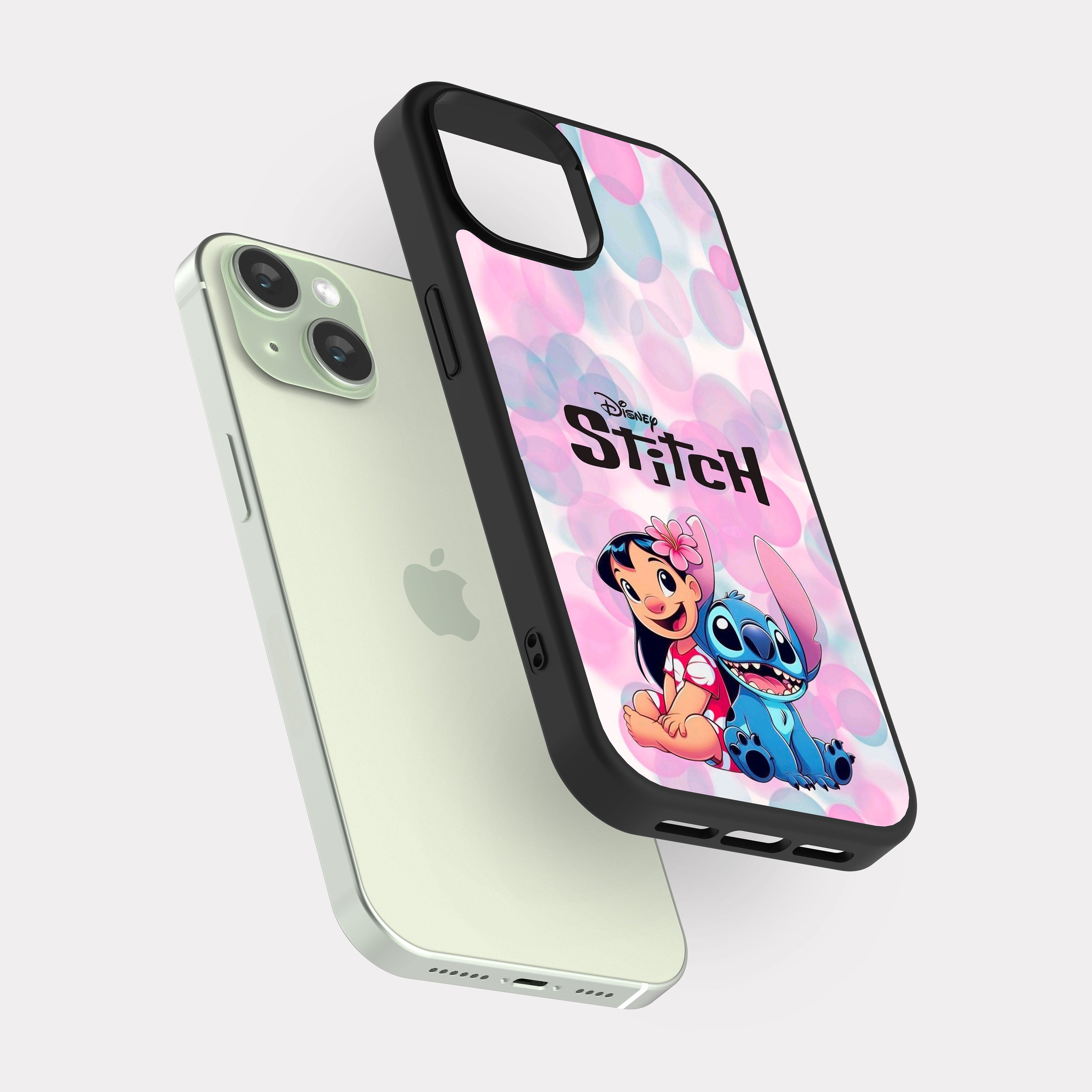 iPhone 15 case cover Lilo And Stitch Cartoon