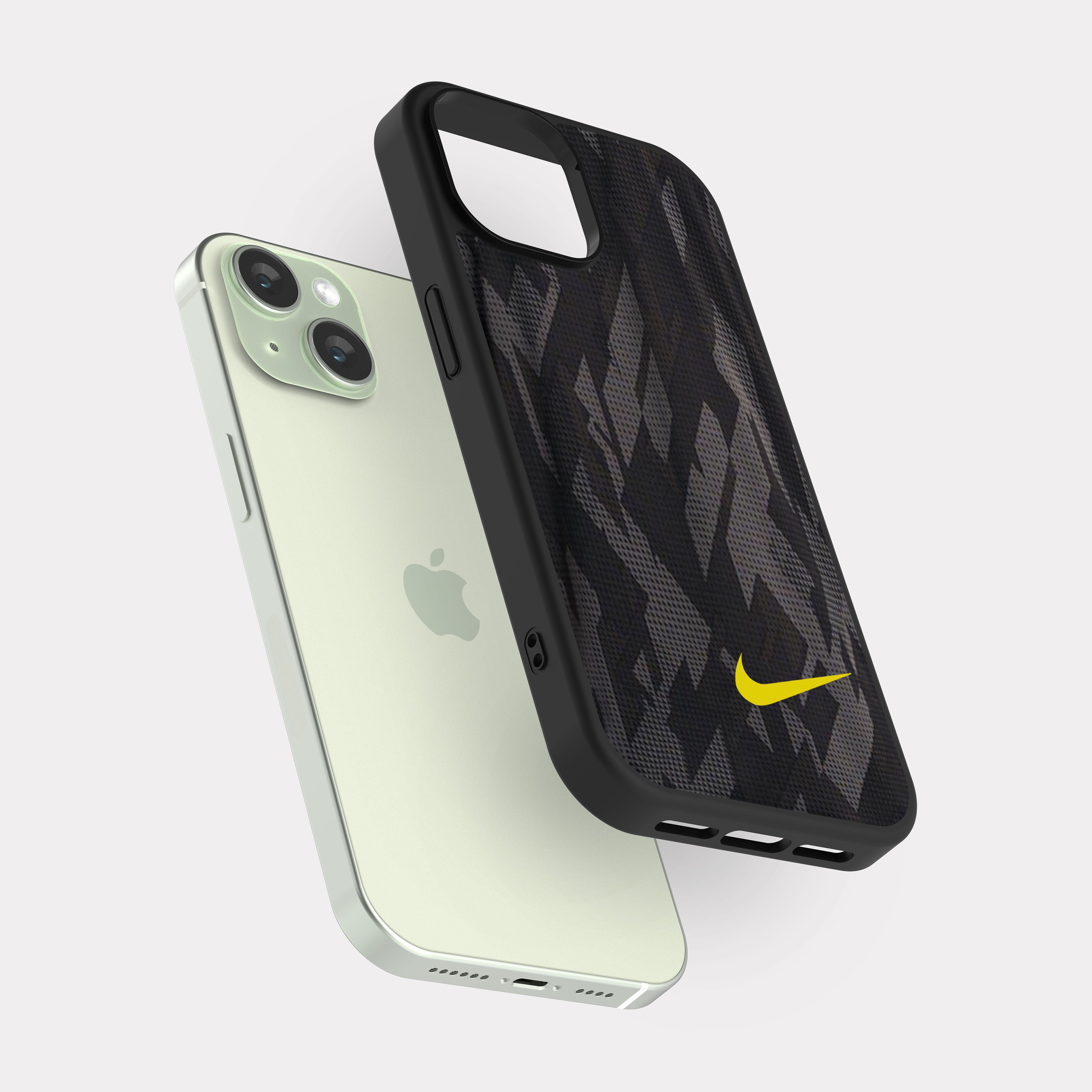iPhone 15 case cover Nike Grey