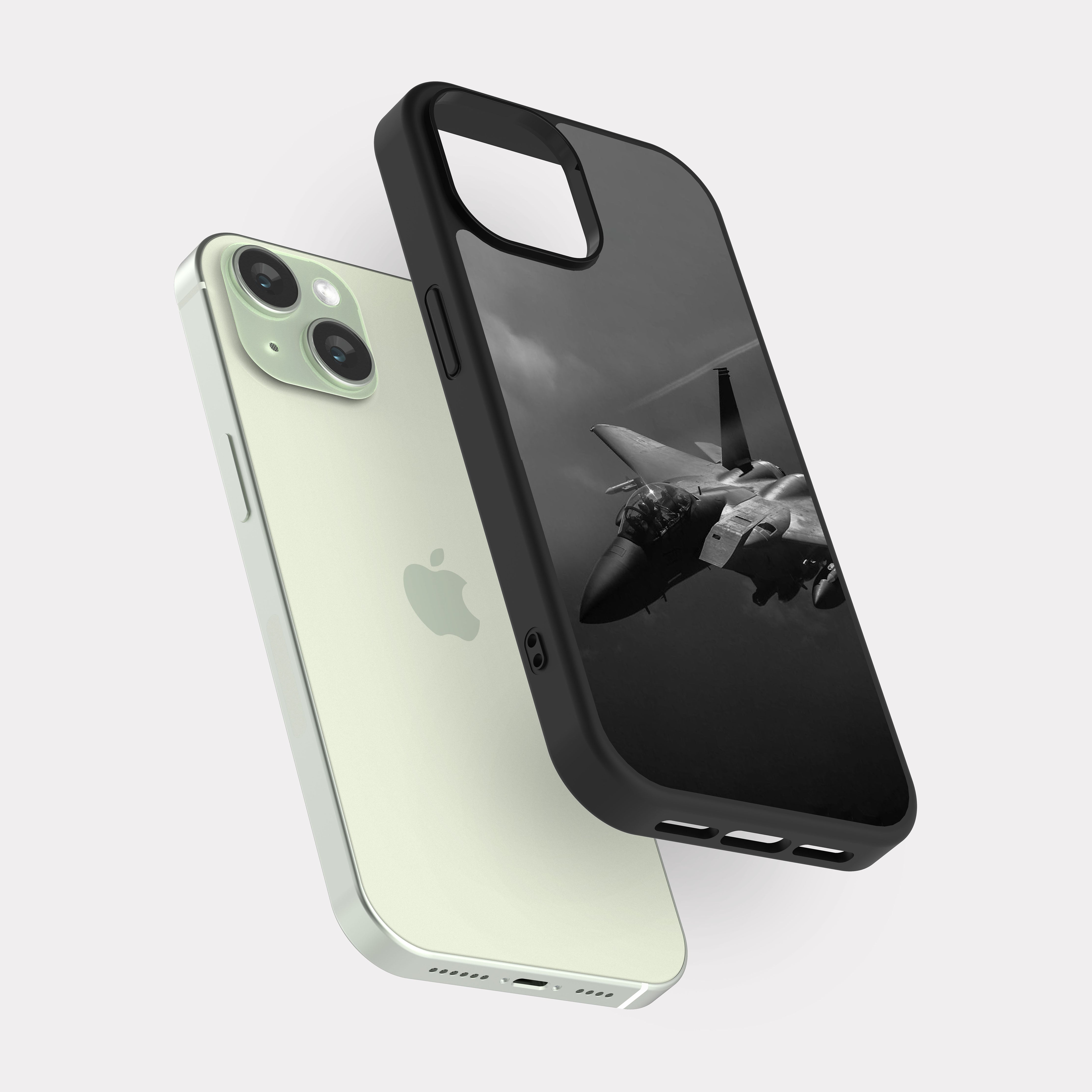iPhone 15 case cover F 15 Eagle Aircraft Black