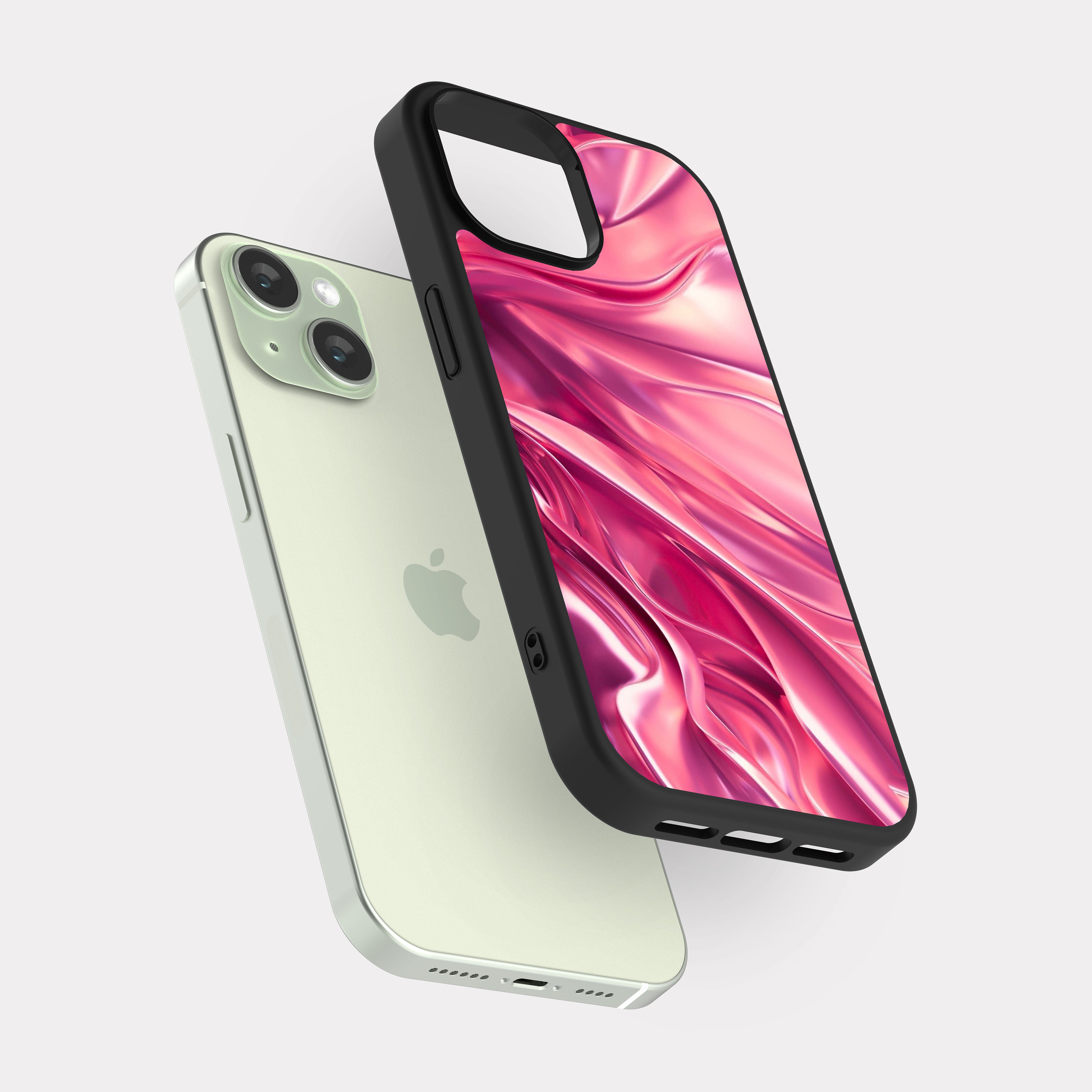 iPhone 15 case cover Colors Mixing Fuchsia
