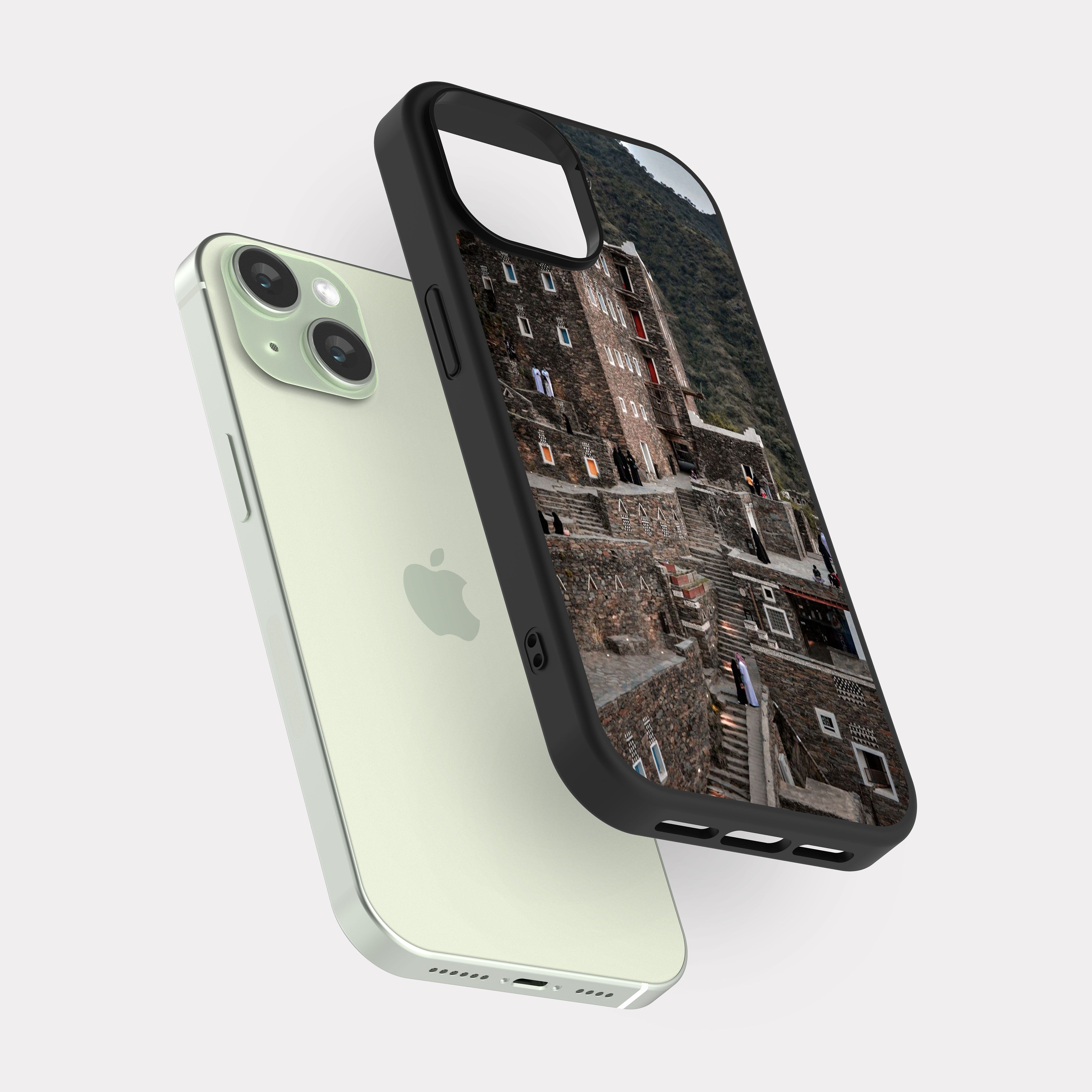 iPhone 15 case cover Old Asiri Building Beige