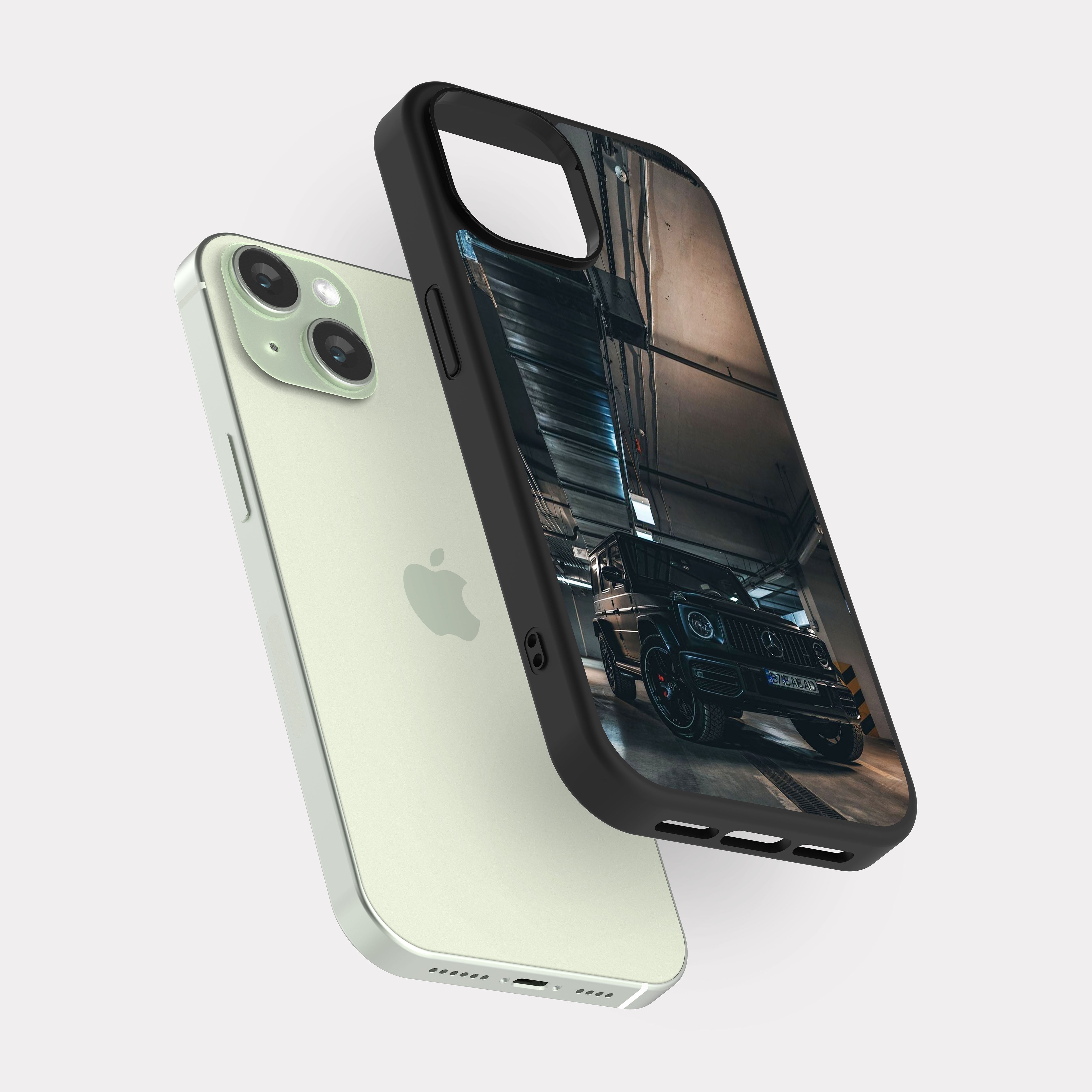 iPhone 15 case cover Mercedes G class G63 Grey