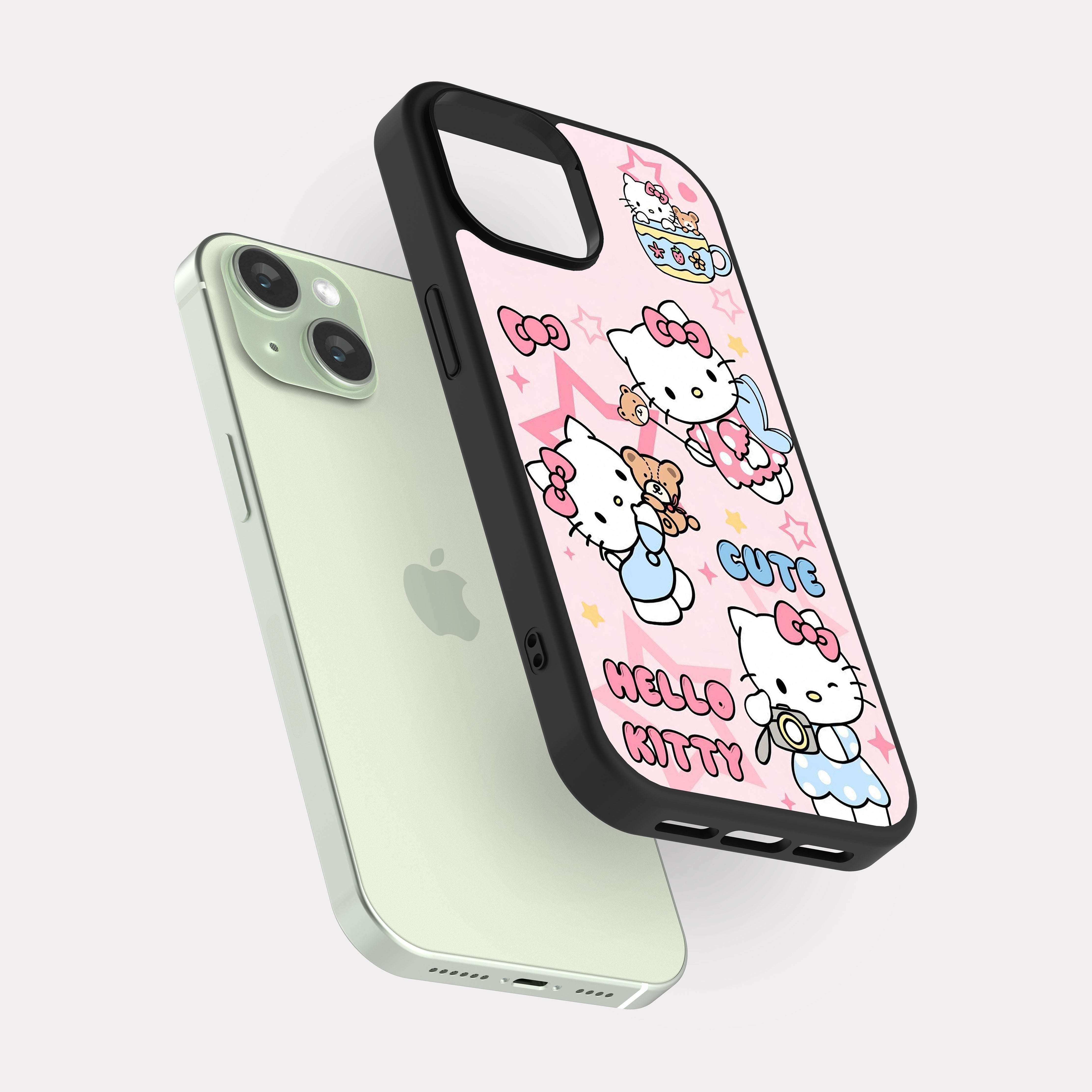 iPhone 15 case cover Hello Kitty Rosa