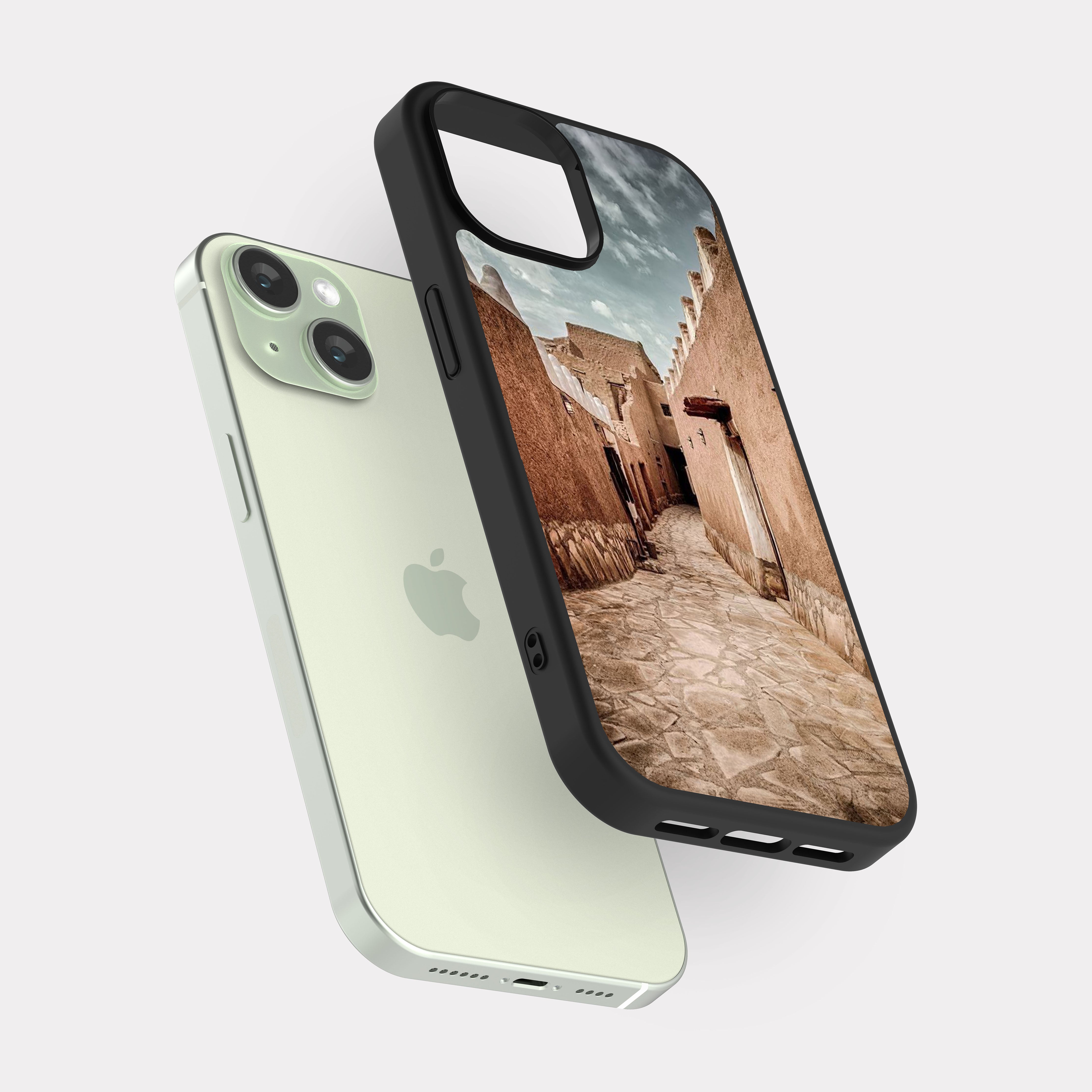 iPhone 15 case cover Diriyah Old Saudi Arabia Beige