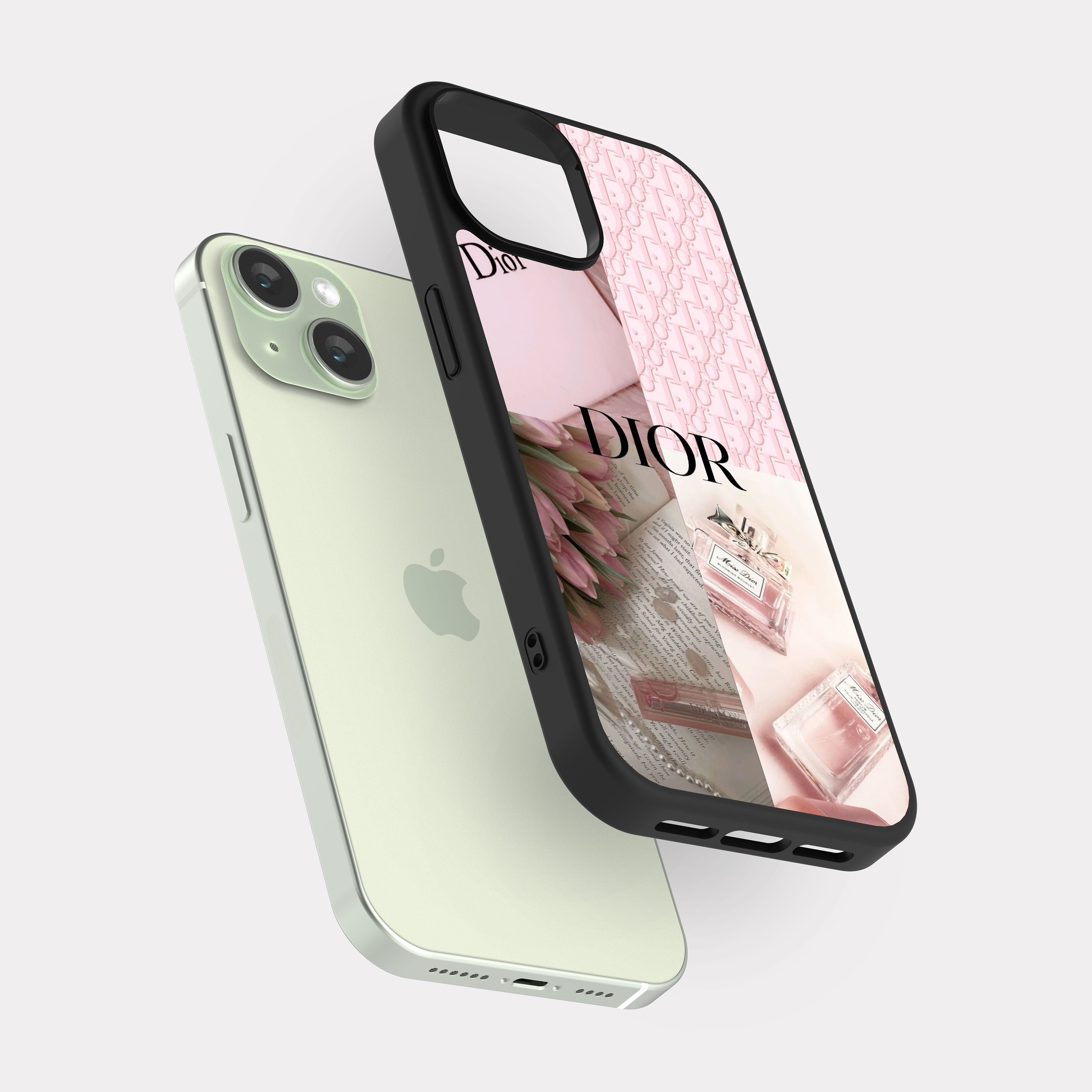 iPhone 15 case cover Dior Black