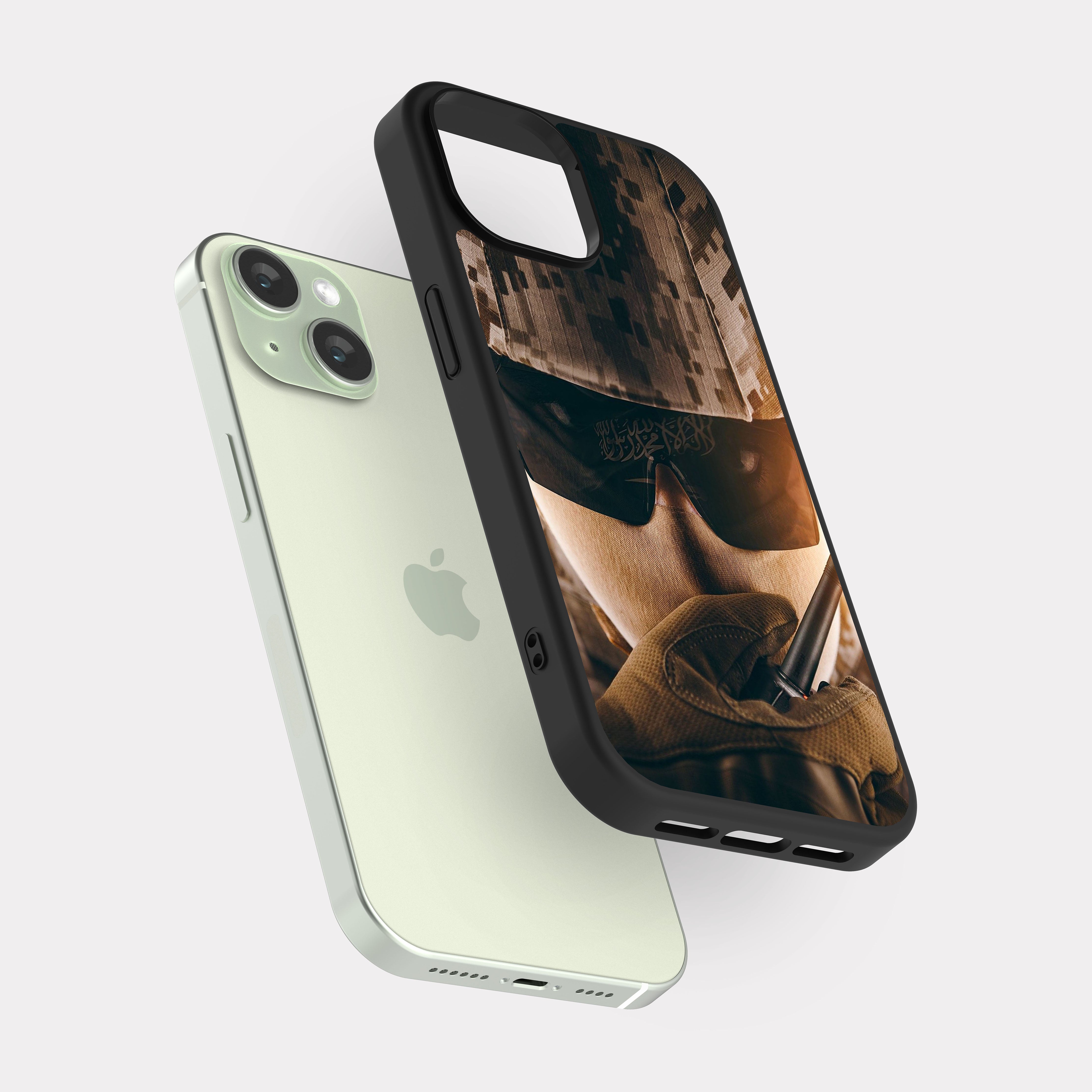 iPhone 15 case cover Saudi Soldier