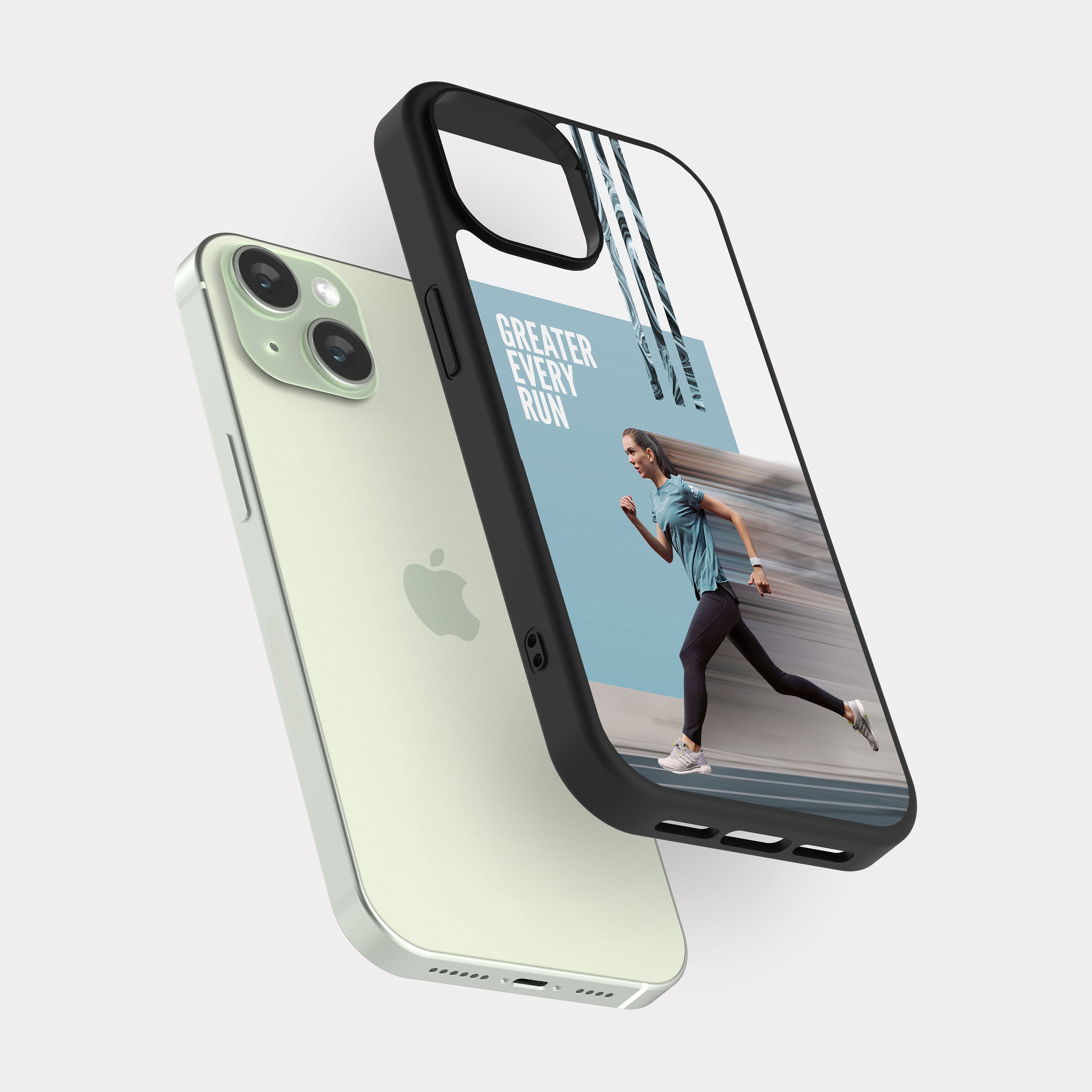 iPhone 15 case cover Runner Cyan