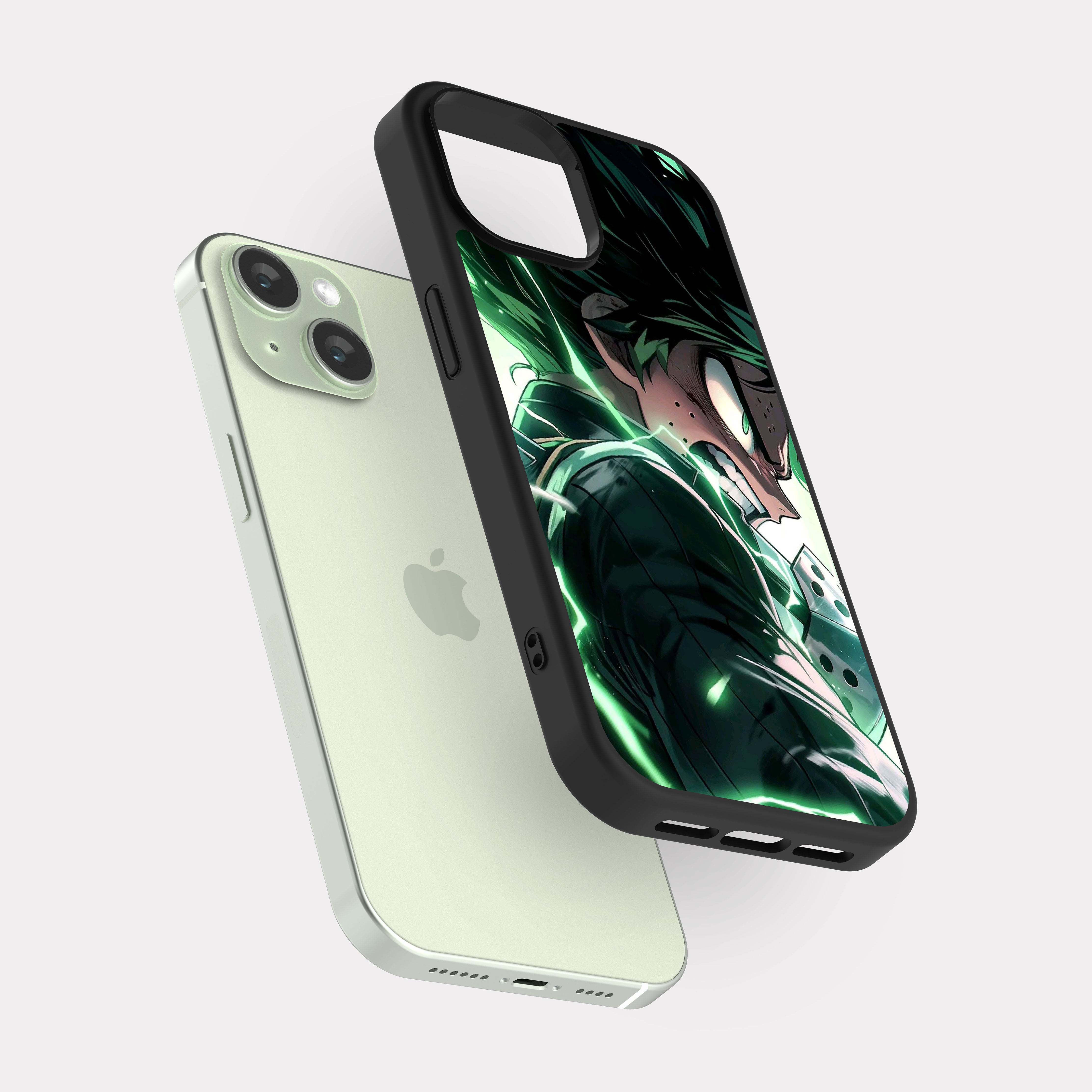 iPhone 15 case cover My Hero Academia Izuku Midoriya Green