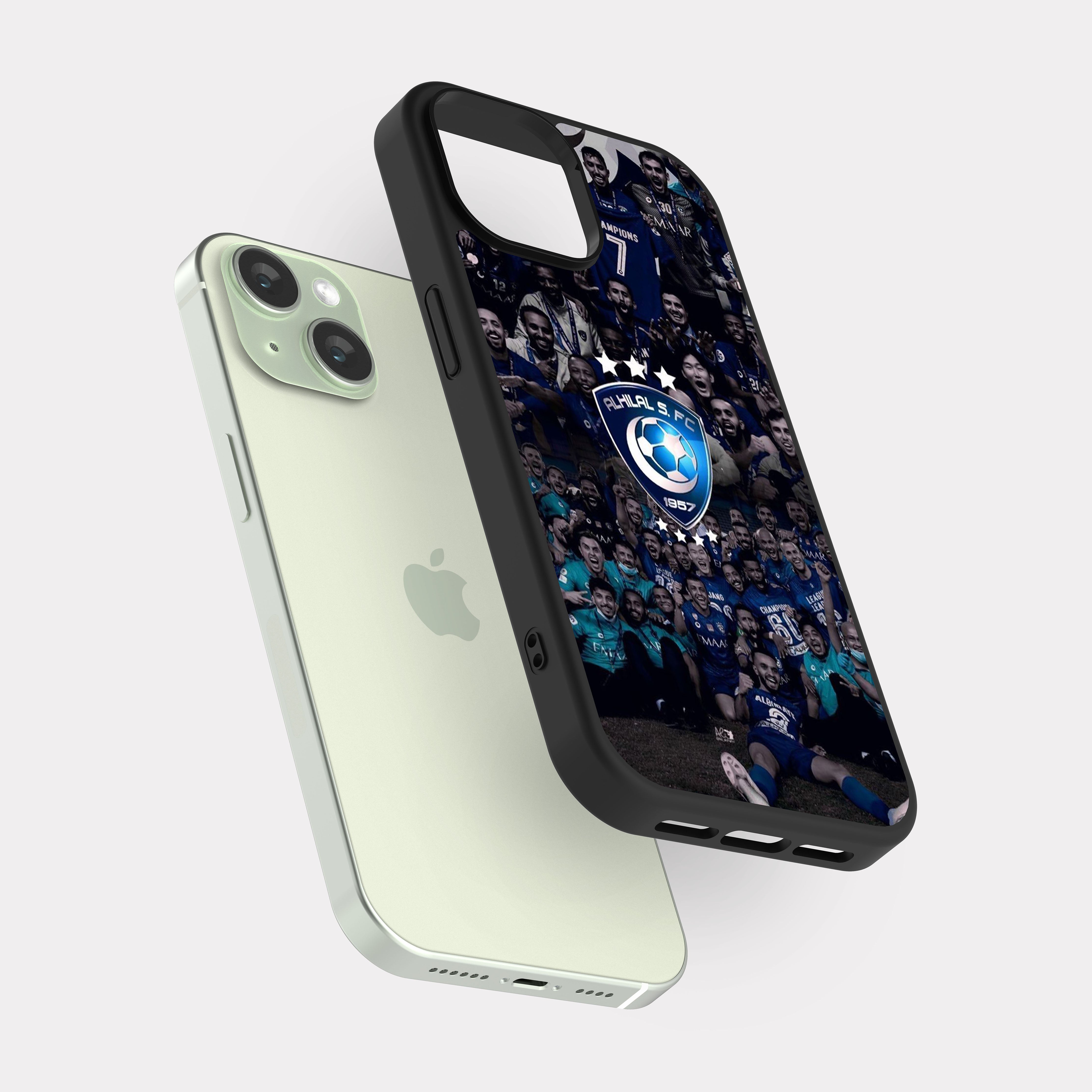 iPhone 15 case cover Alhilal Club Blue