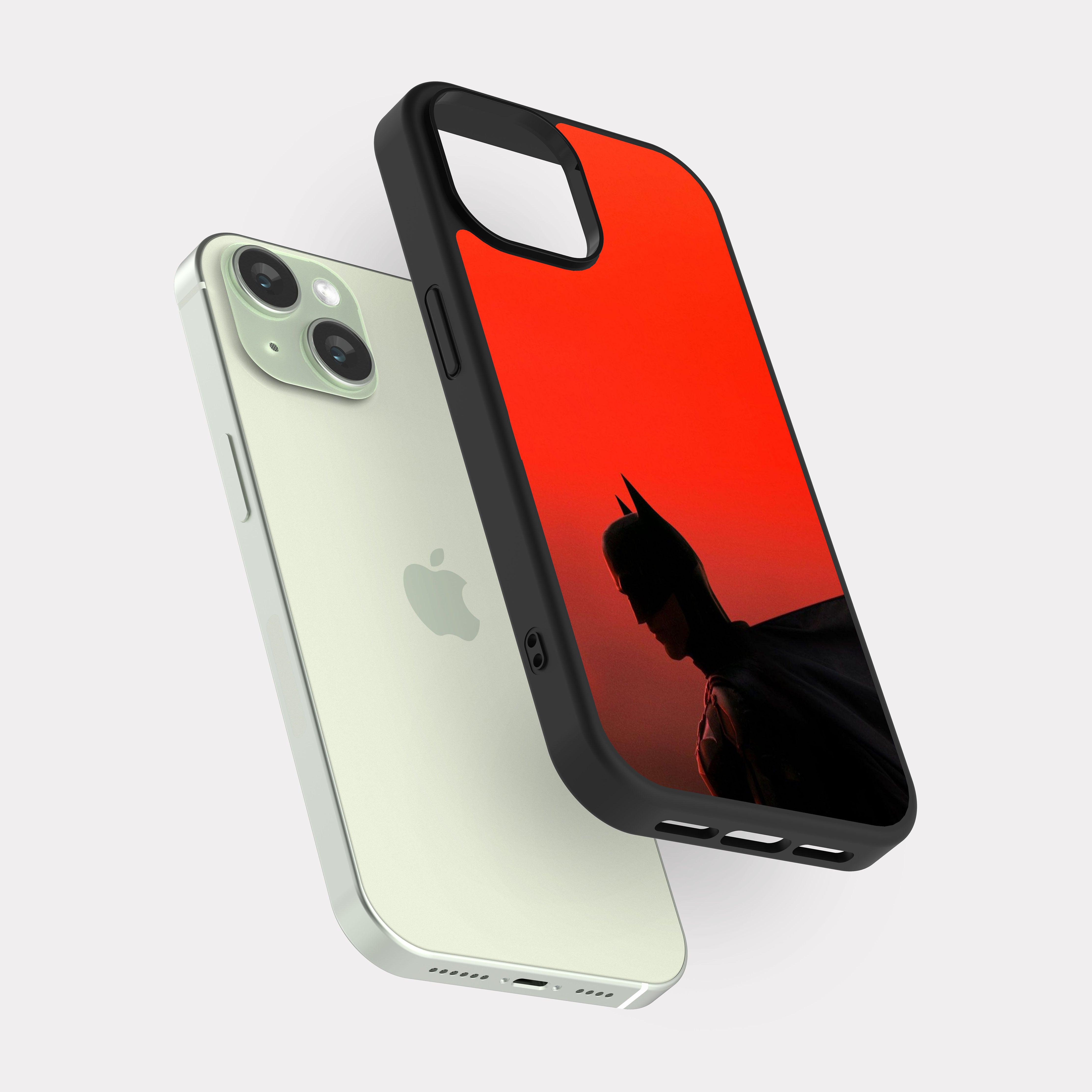 iPhone 15 case cover Batman Red