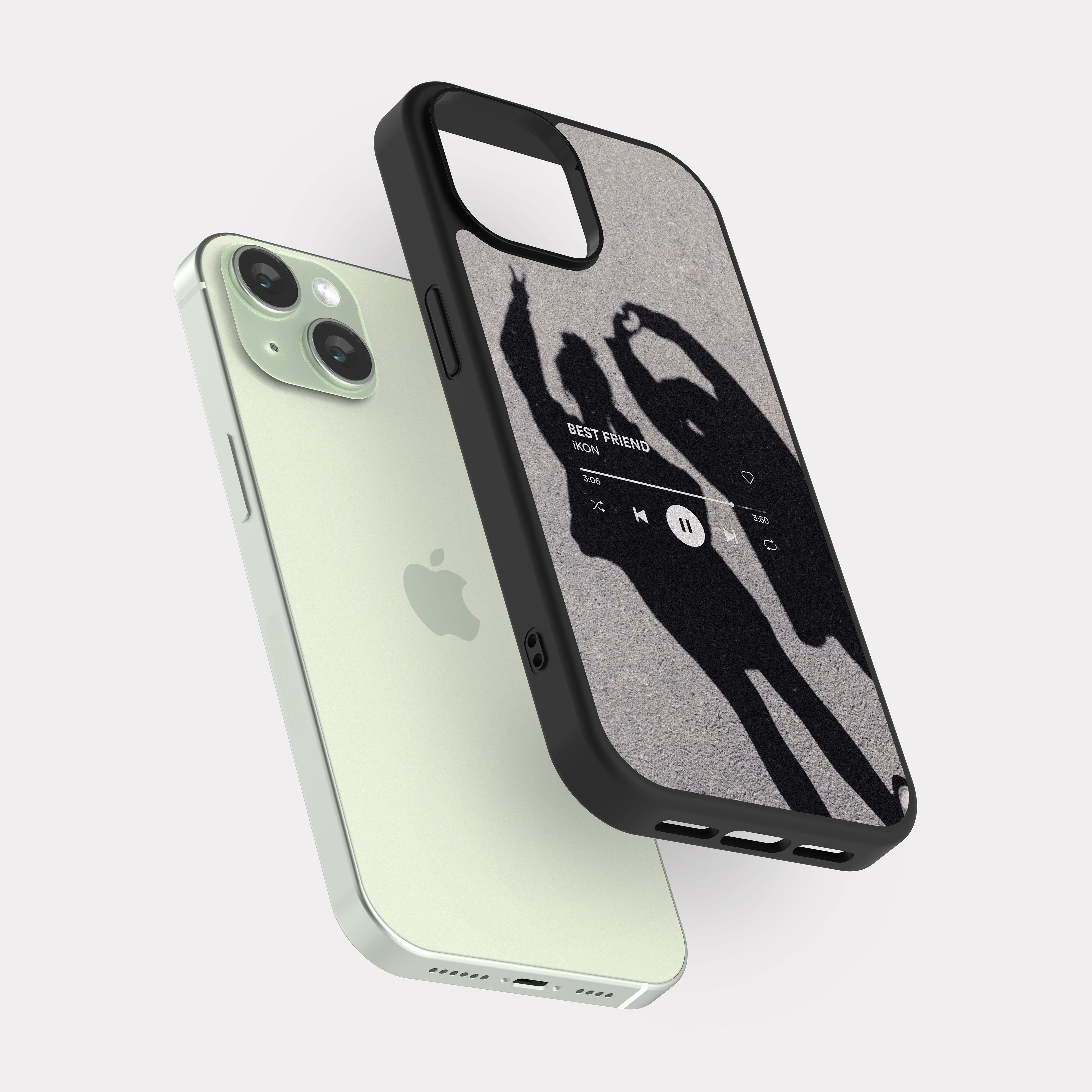 iPhone 15 case cover Best Friends Grey