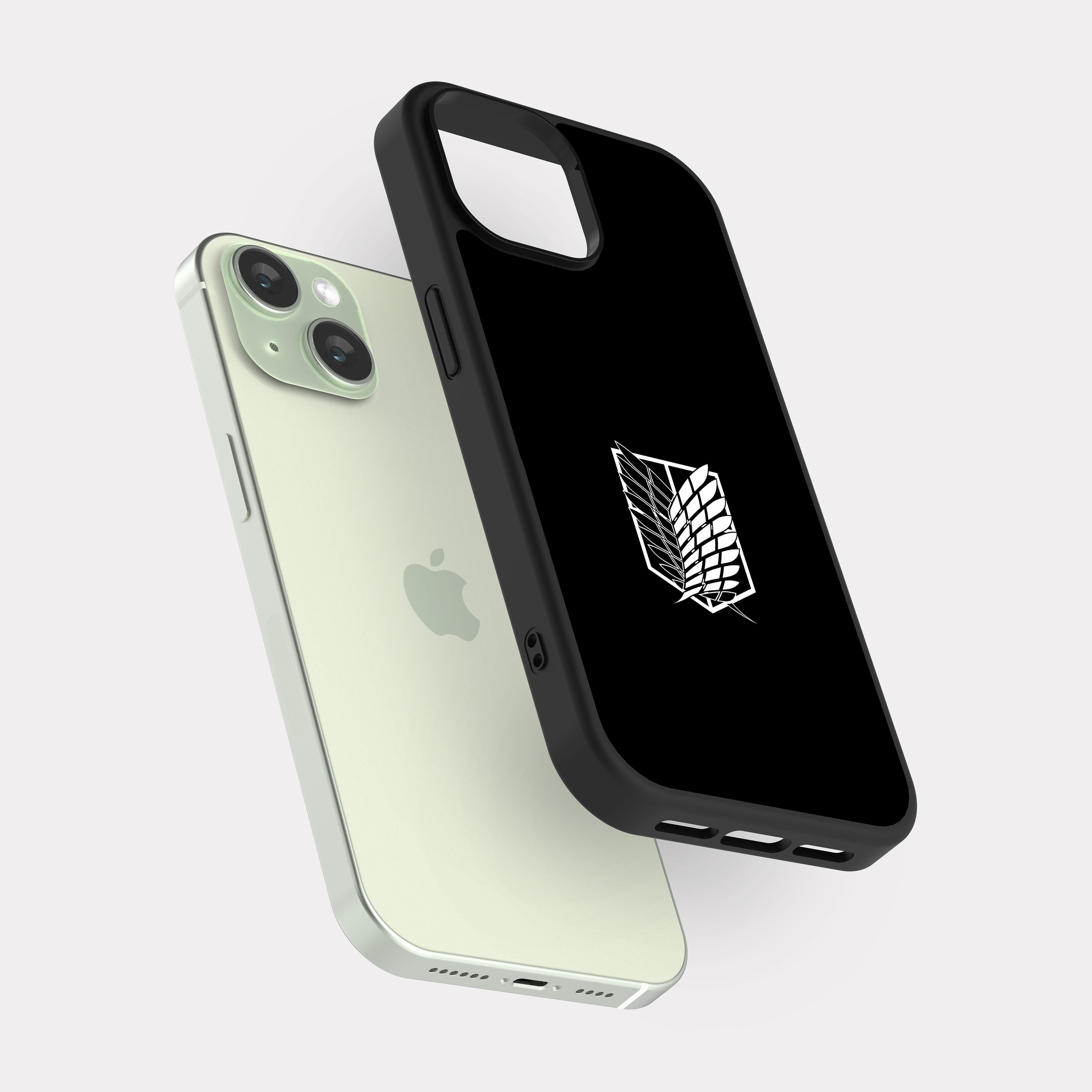 iPhone 15 case cover Attack on Titan The Survey Corps White