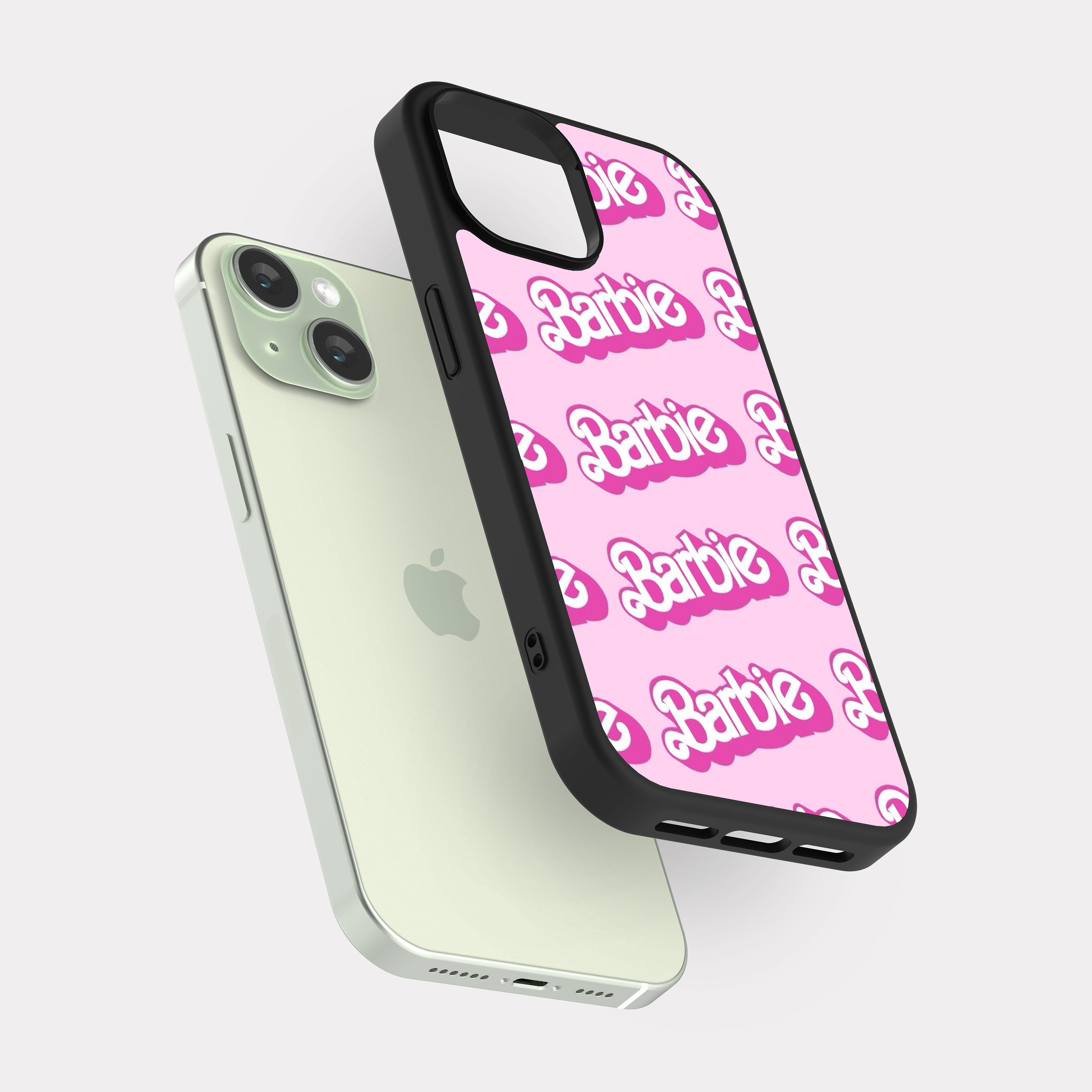 iPhone 15 case cover Barbie Name