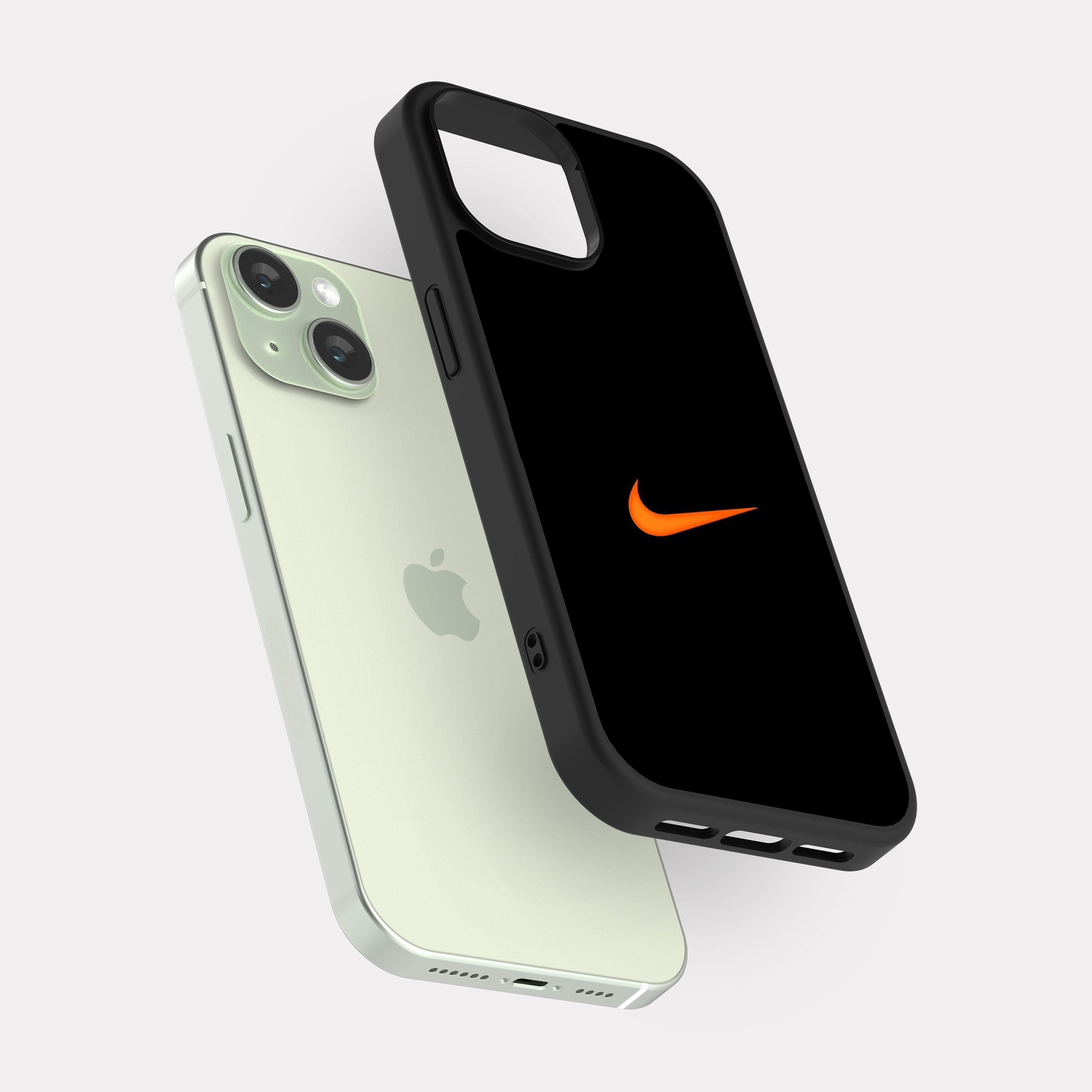 iPhone 15 case cover Nike Orange Black