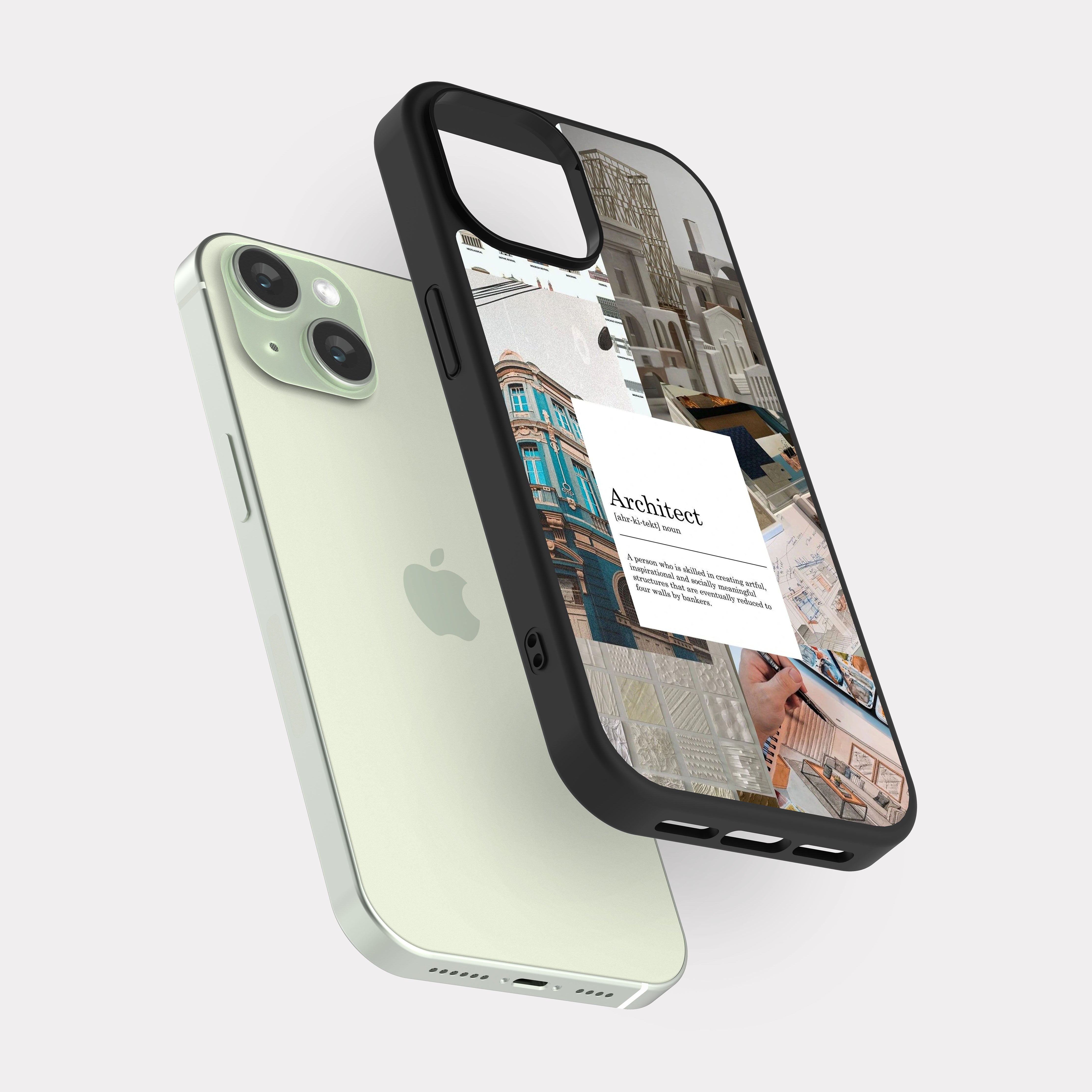 iPhone 15 case cover Architect Multicolour