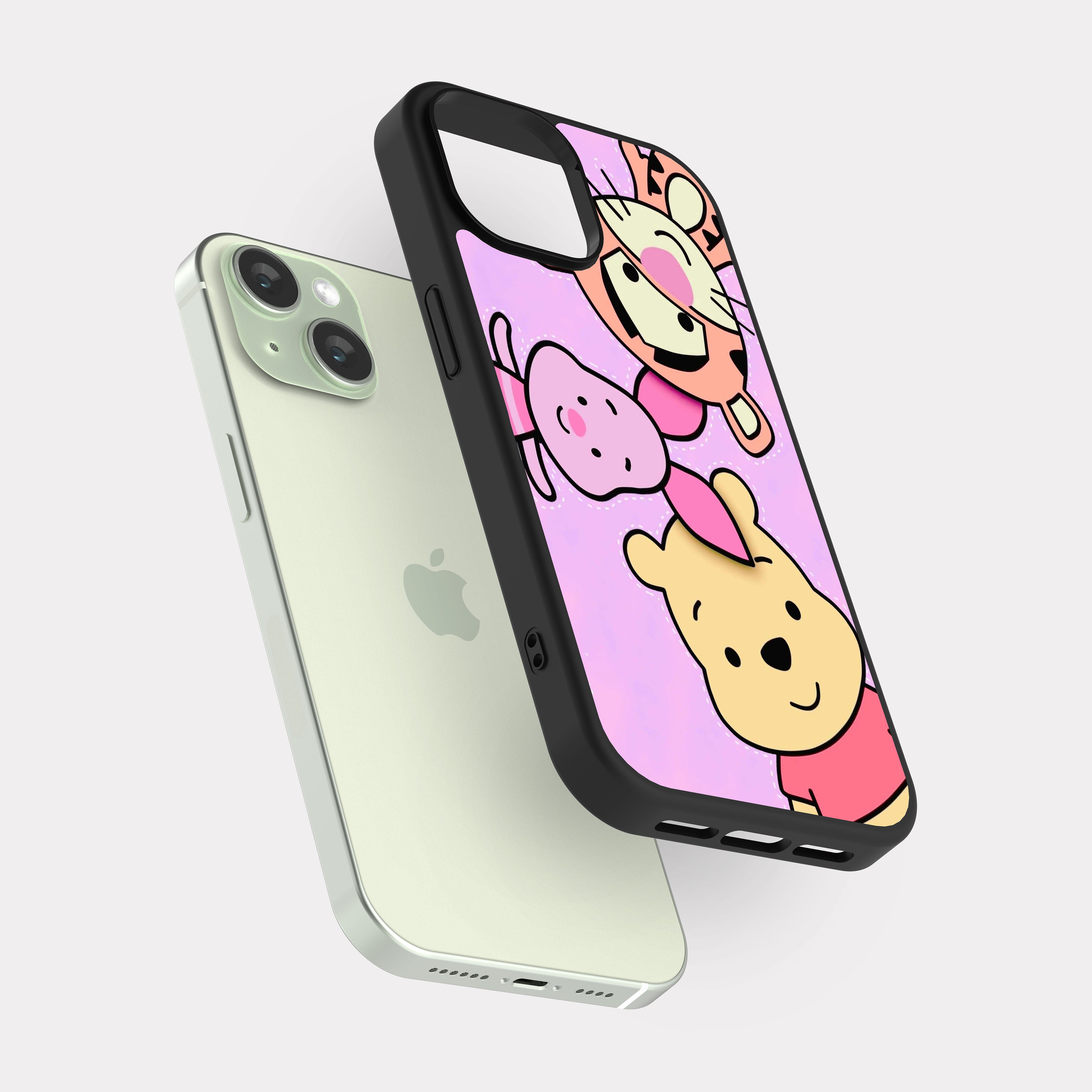 iPhone 15 case cover Tigger Piglet Pooh