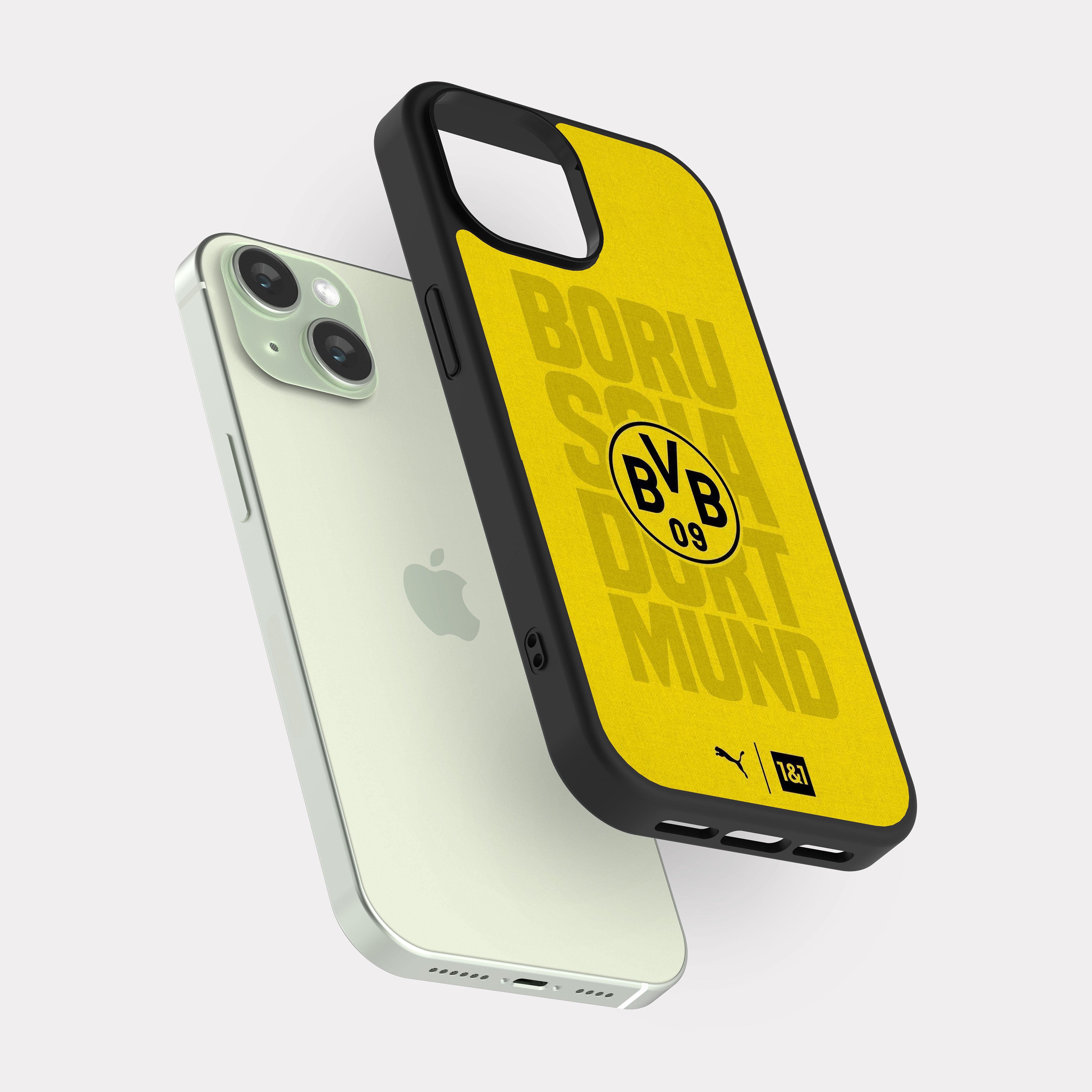 iPhone 15 case cover Borussia Dortmund Black