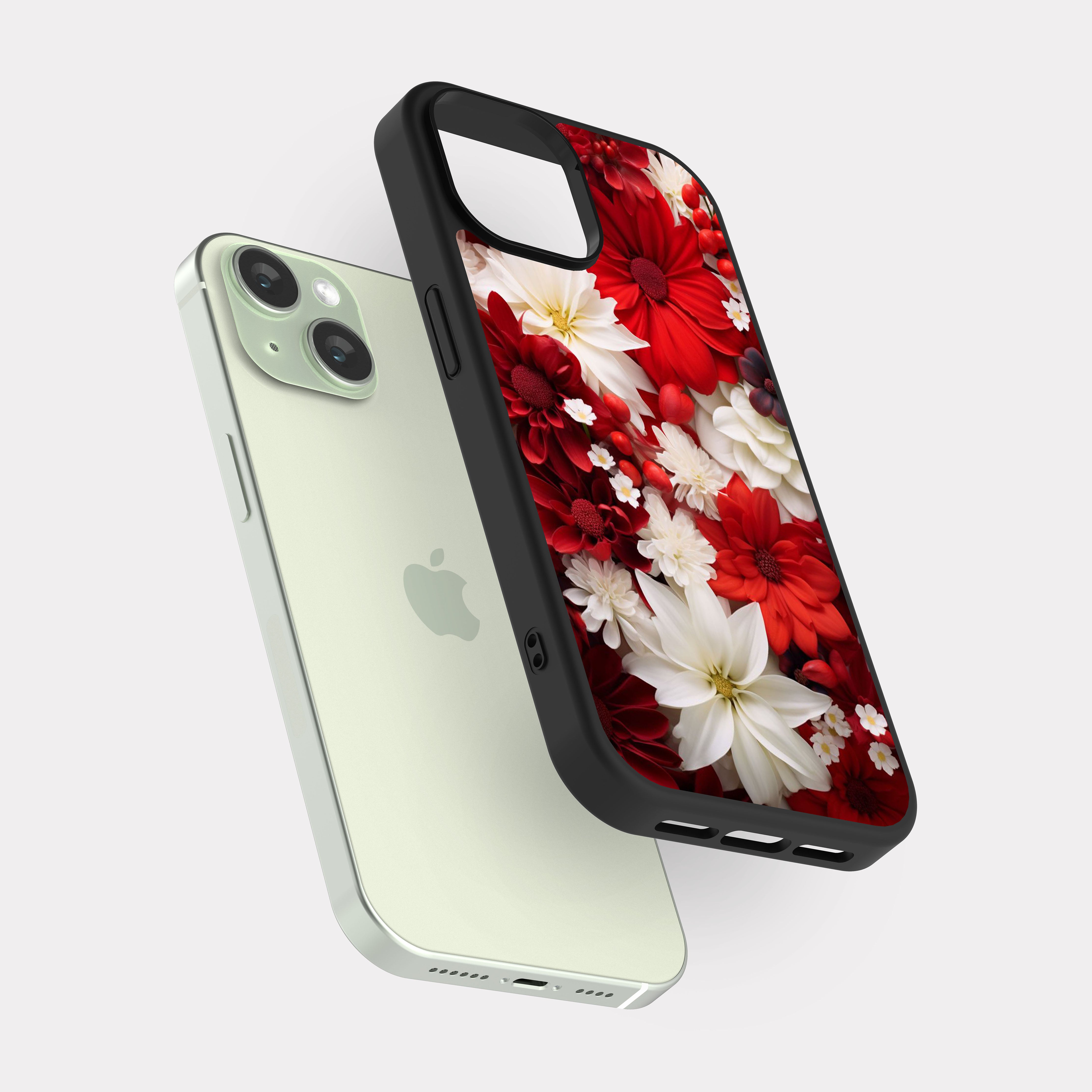 iPhone 15 case cover Red Rose