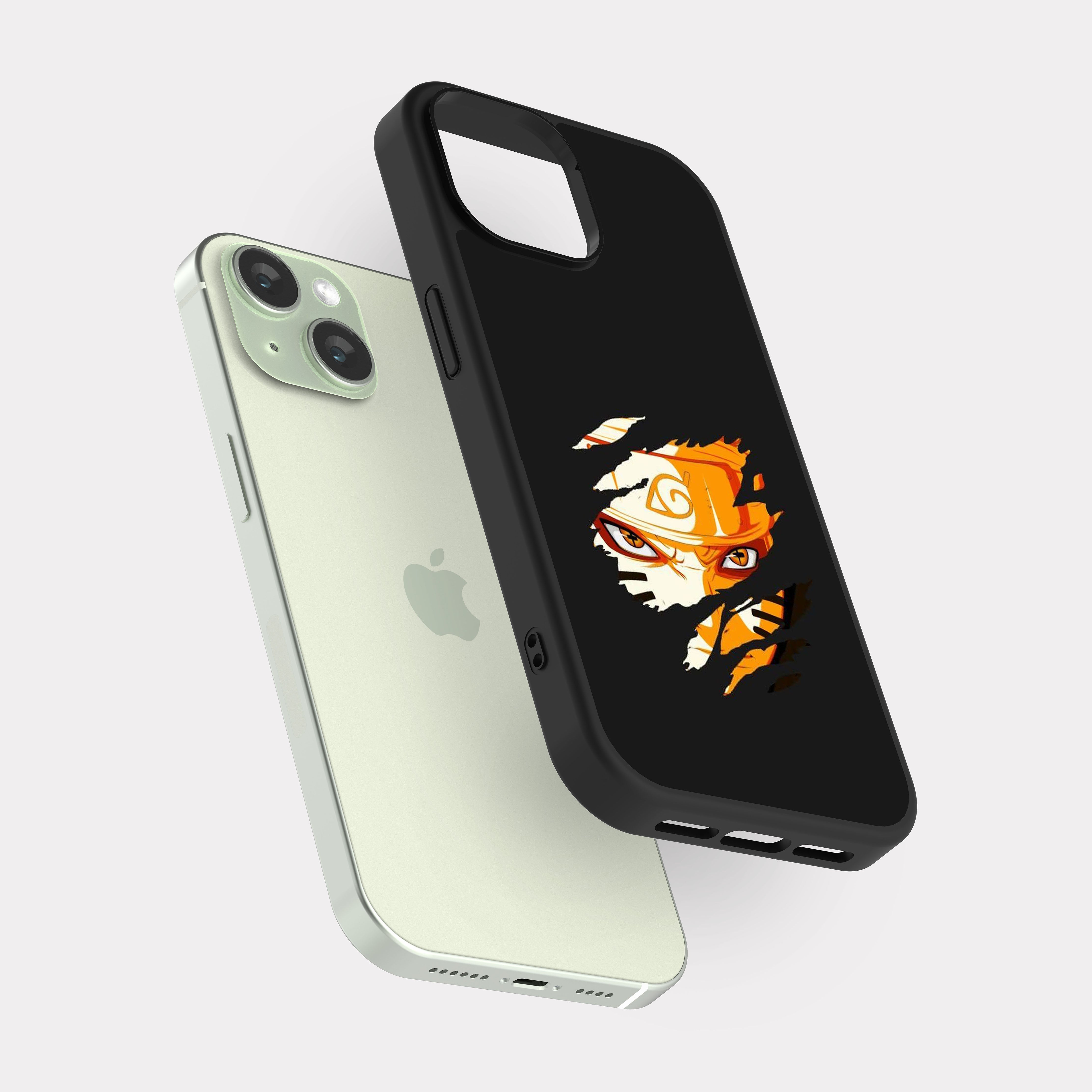 iPhone 15 case cover Naruto Black